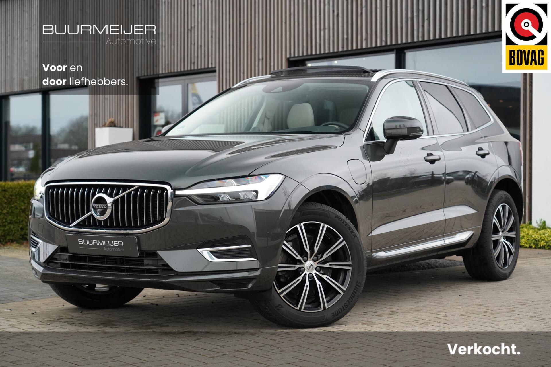 Volvo Xc60 2.0 T6 Plug-in hybrid AWD Inscription | Trekhaak | Bowers & Wilkins | Schuif/kanteldak | Lederen dashboard | Adaptieve cruise control incl. BLIS | Stoel en stuurwielverwarming | Parkeerverwarming | Dealer onderhouden | 2021 - voorkant
