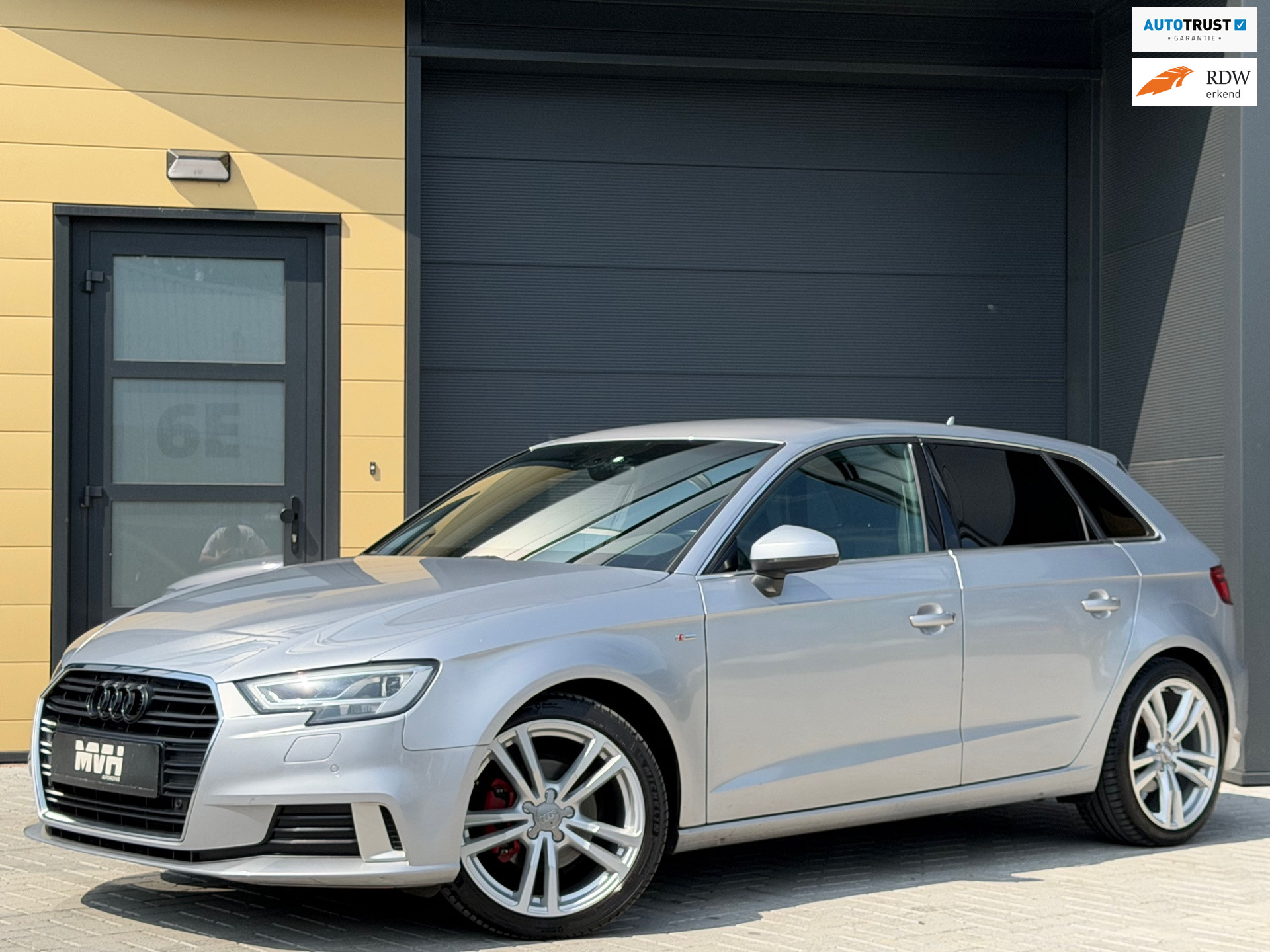 Audi A3 Sportback 1.0 TFSI Sport - 2017 - S-line - Automaat - OrigNL - NAP - 135.000 KM 2017 - voorkant