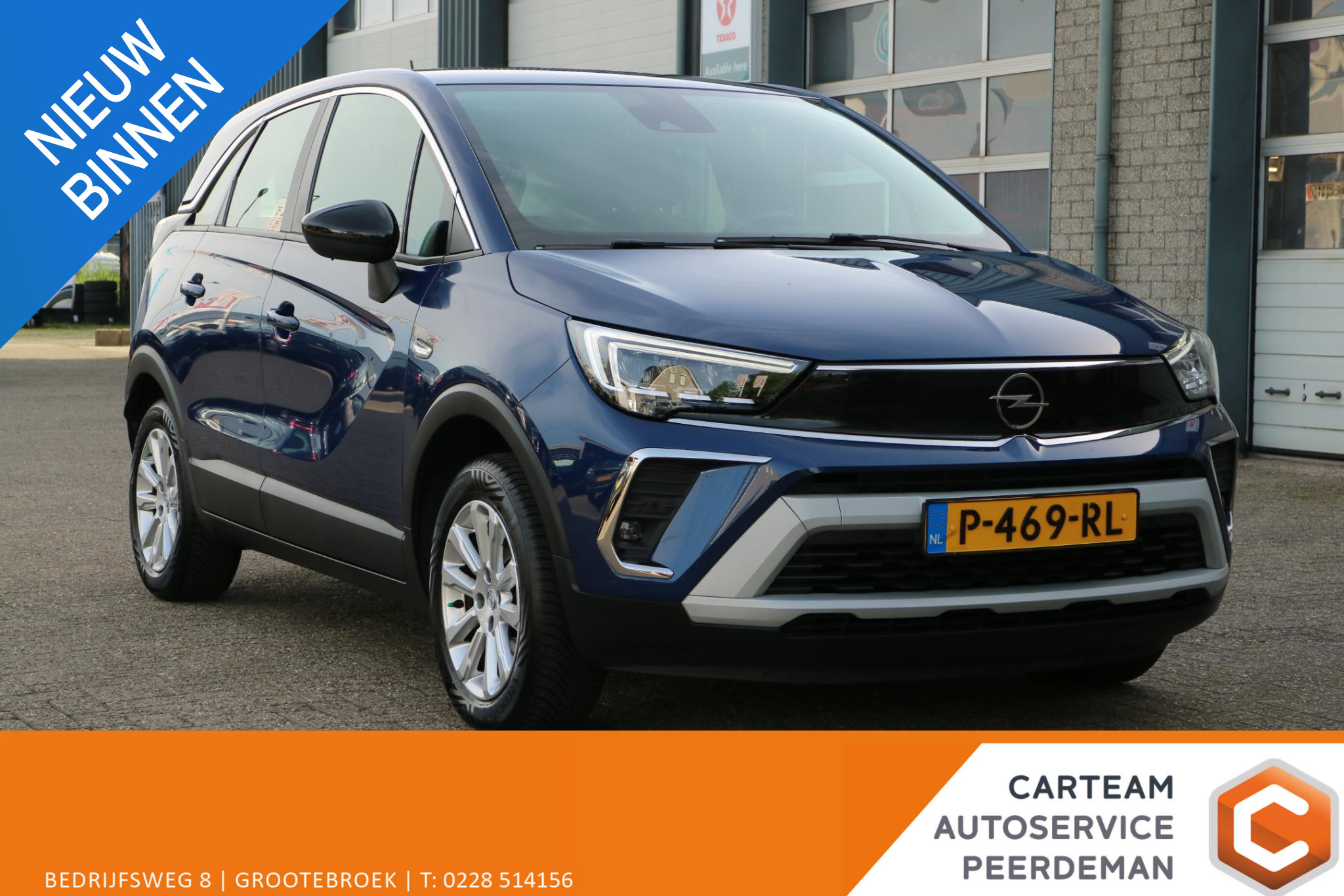 Opel Crossland 1.2 Turbo Elegance 2021 - voorkant