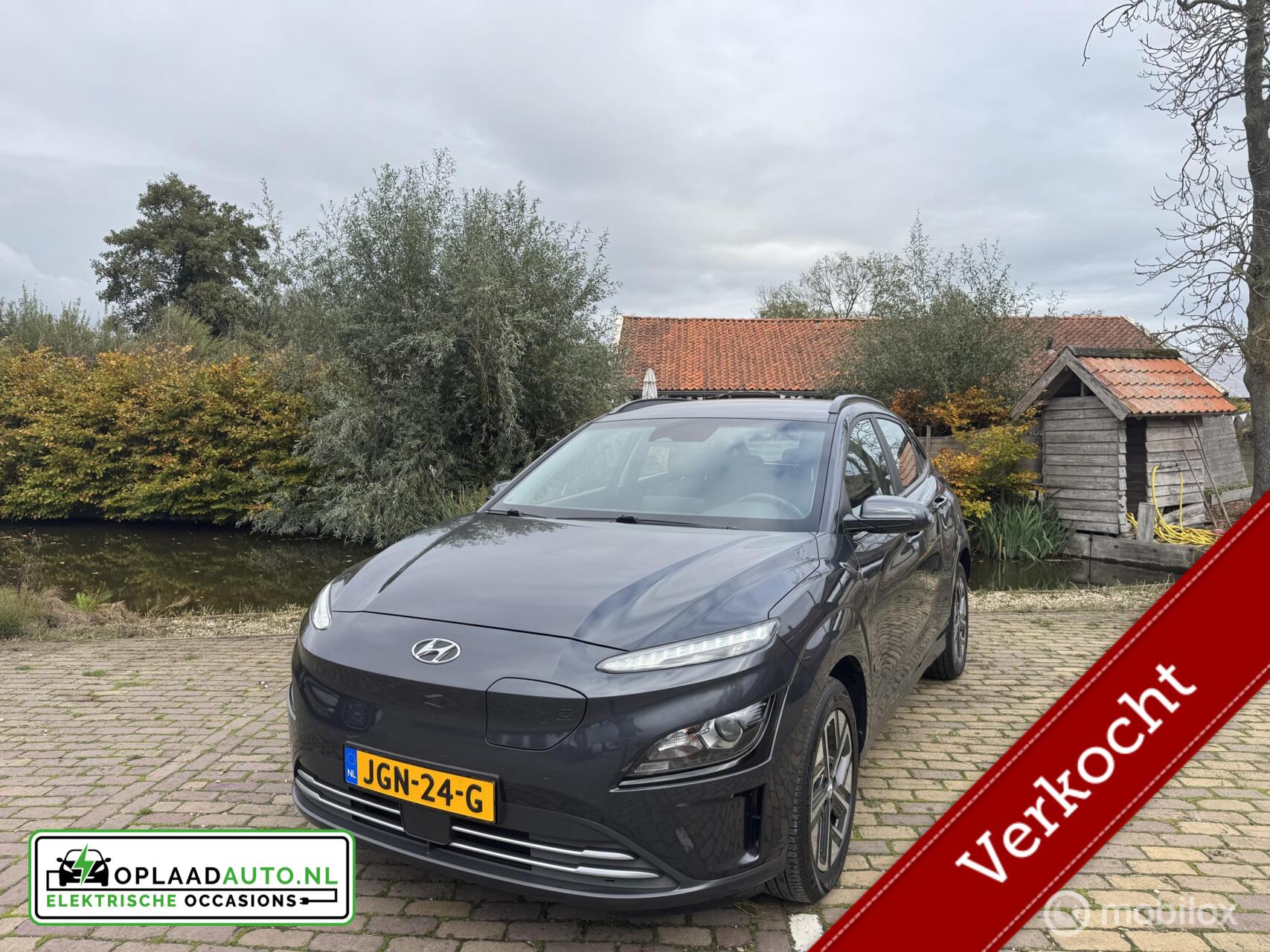 Hyundai Kona EV 64 kWh | 3-fase | Facelift | Soh 100% 2022 - voorkant