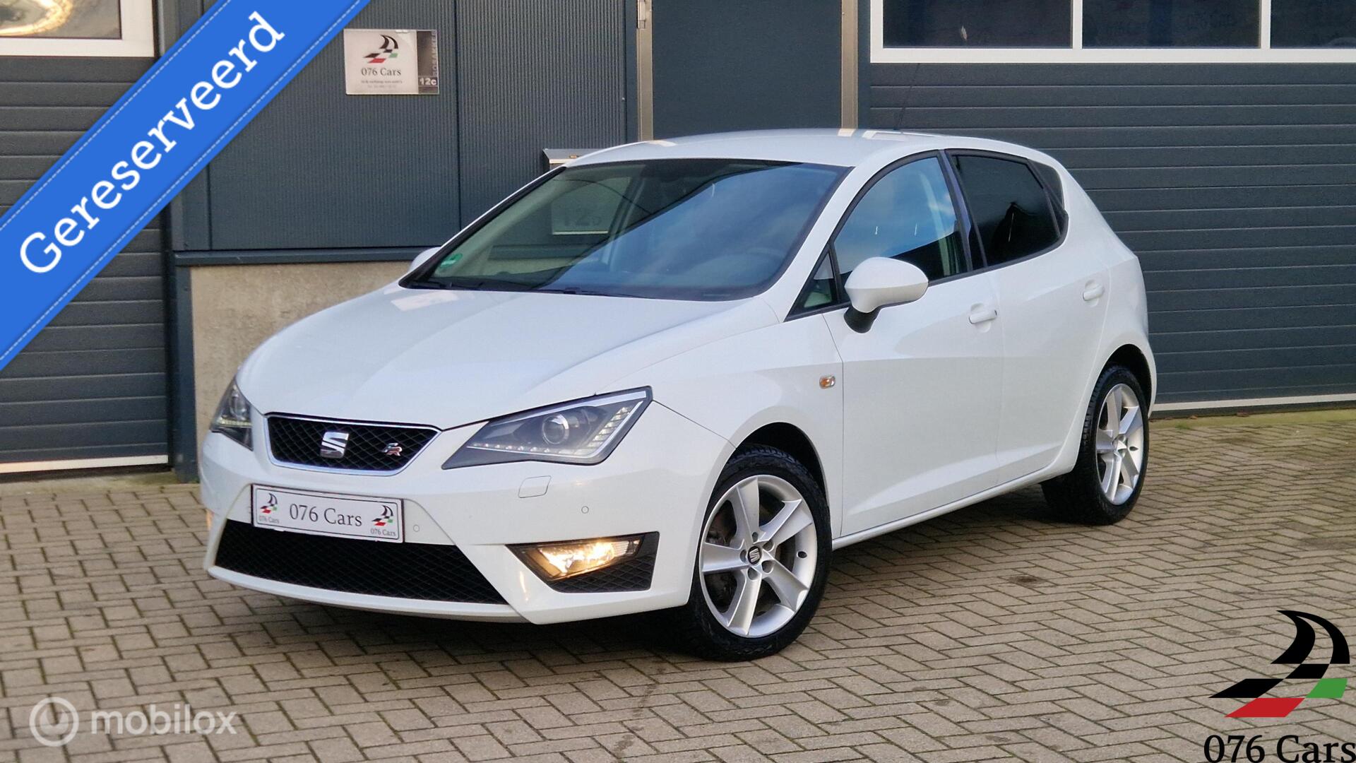 Seat Ibiza 1.0 TSI FR XENON CARPLAY SEATSOUND 1e EIGENAAR VOL OPTIES 2016 - voorkant
