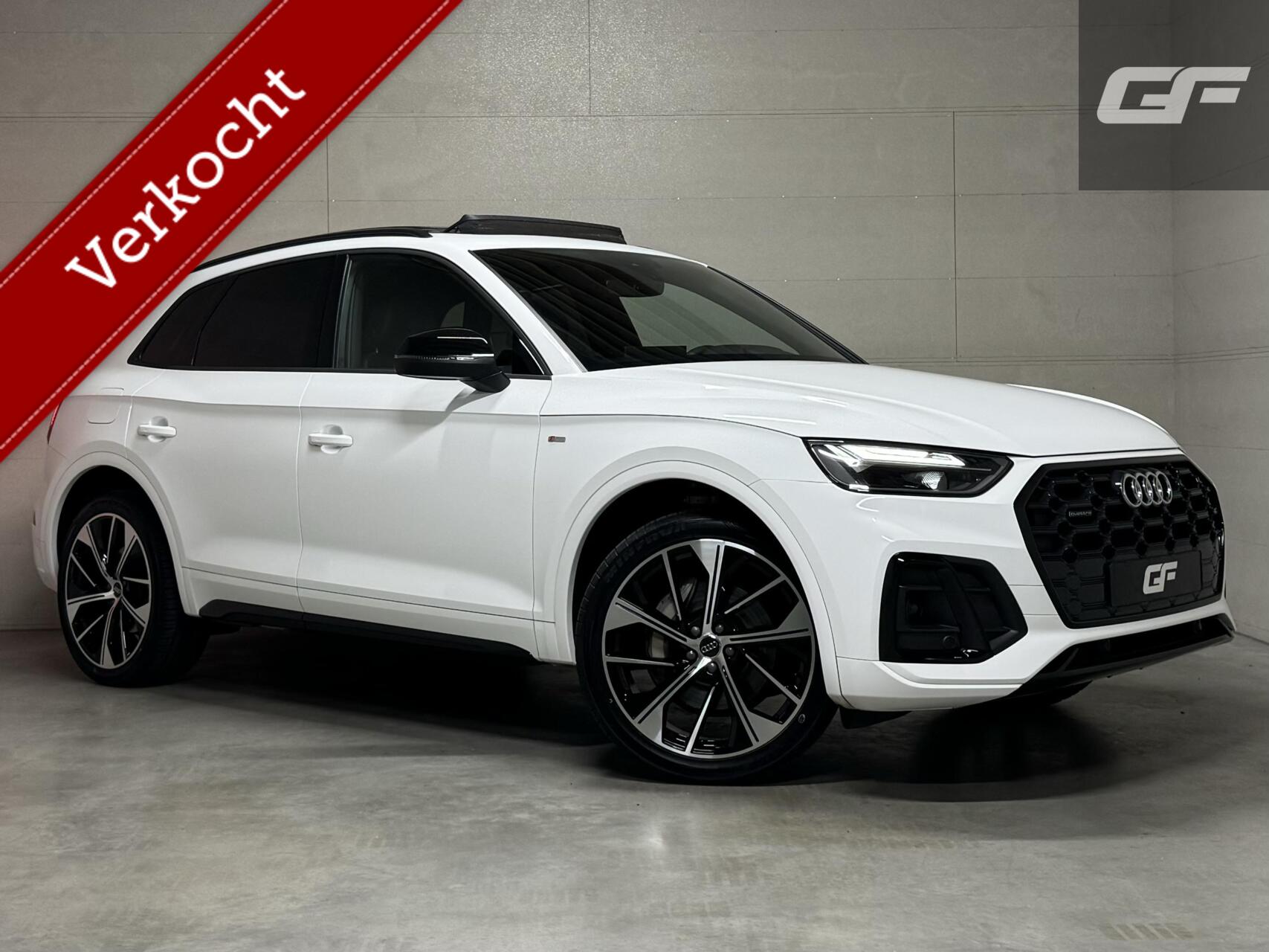 Audi Q5 50 TFSI e Quattro Black Edition S-Line Pano Trekh. 2021 - voorkant