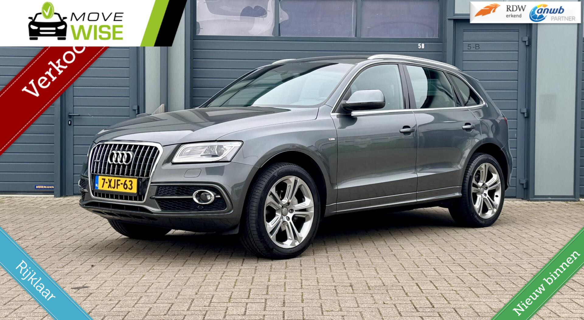 Audi Q5 2.0 TFSI 224pk quattro Sport Edition | S LINE | TECHNISCH TOP STAAT | AUTOMAAT | DEALERONDERHOUDEN | NETTE STAAT | 2014 - voorkant