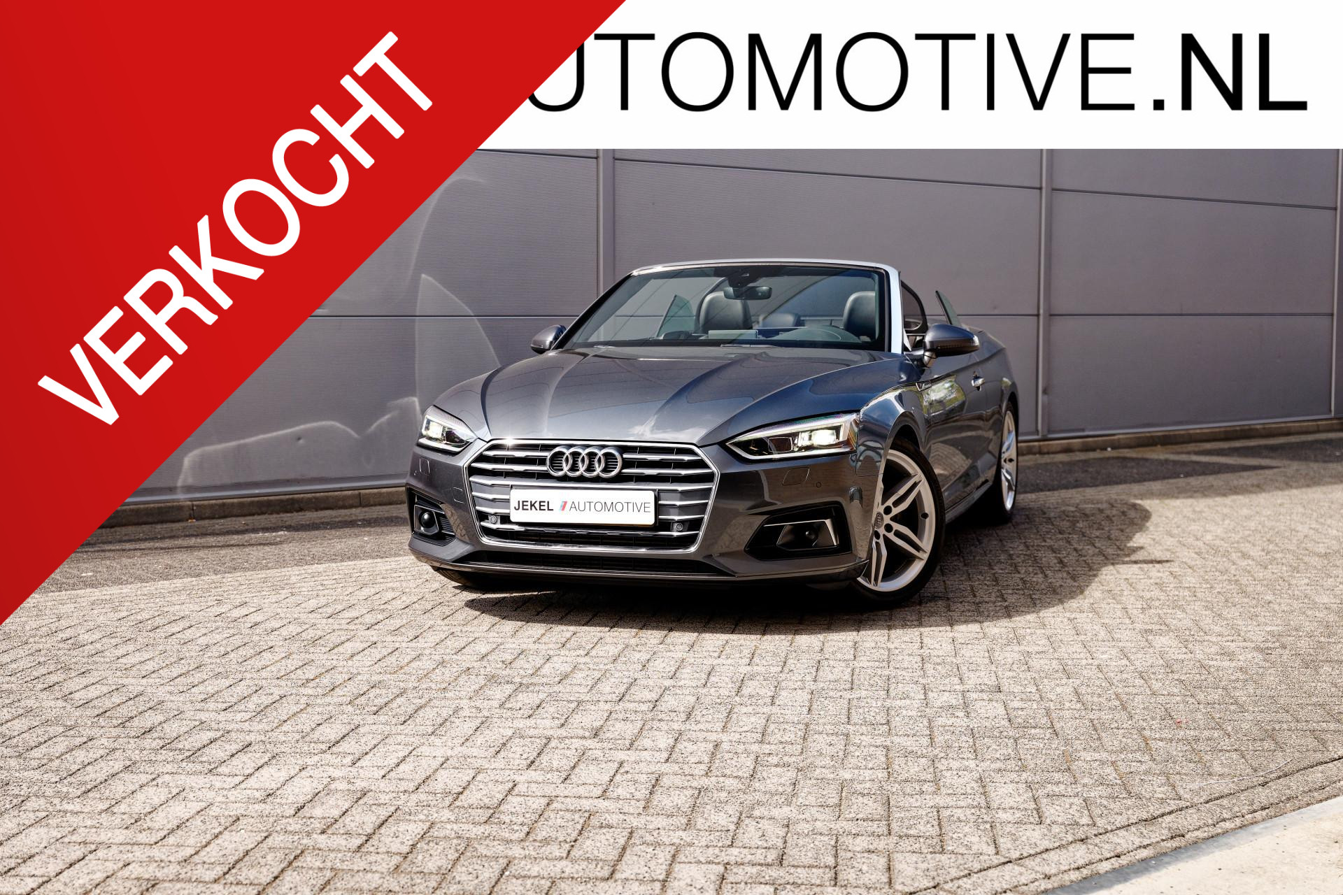 Audi A5 Cabriolet 40 TFSI Design Pro Line Plus S-Line 2019 - voorkant