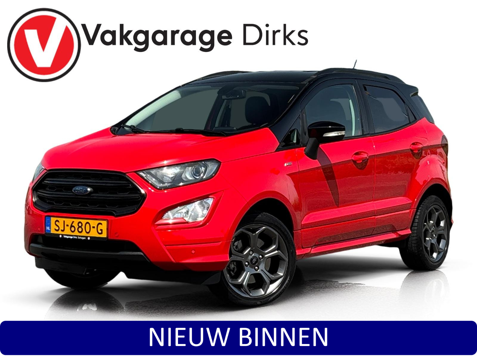 Ford Ecosport 125 PK EcoBoost ST-Line 2018 - voorkant