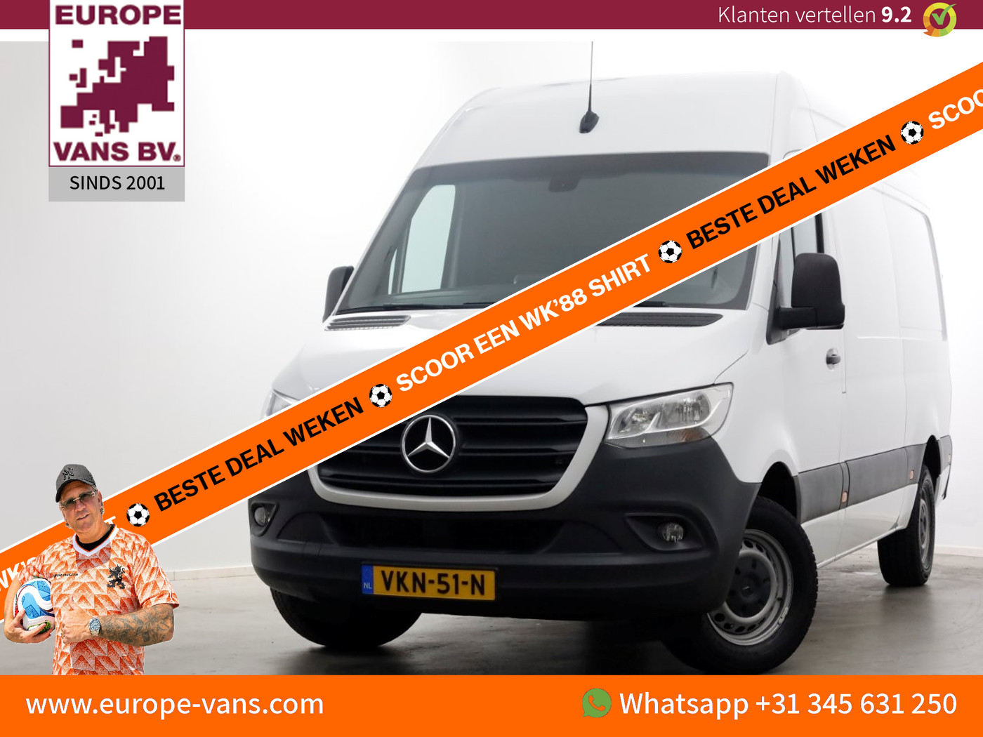 Mercedes-Benz Sprinter 315 1.9 CDI L2H2 DC 2021 - voorkant