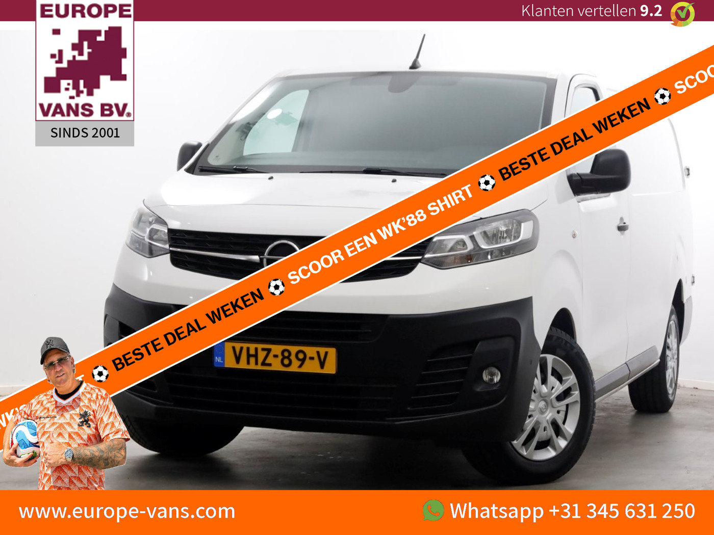 Opel Vivaro 1.5 CDTI 102pk L3 Edition Airco/Navi/Camera 01-2021 2021 - voorkant