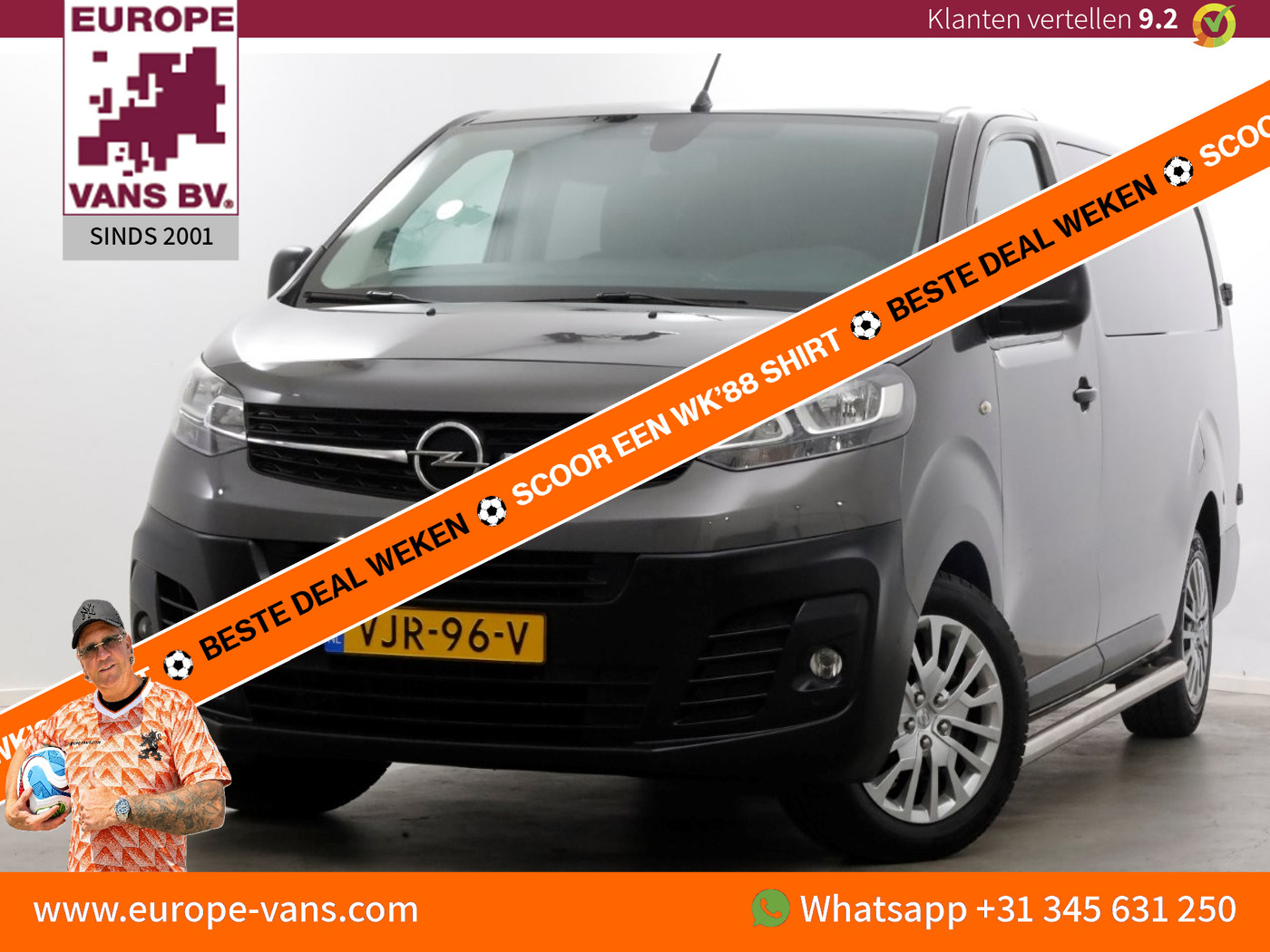 Opel Vivaro 2.0 CDTI 122pk Lang D.C. Edition Airco/Navi/Camera 03-2021 2021 - voorkant