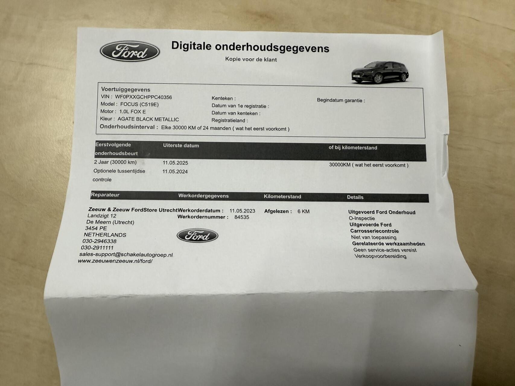 Foto van Ford Focus