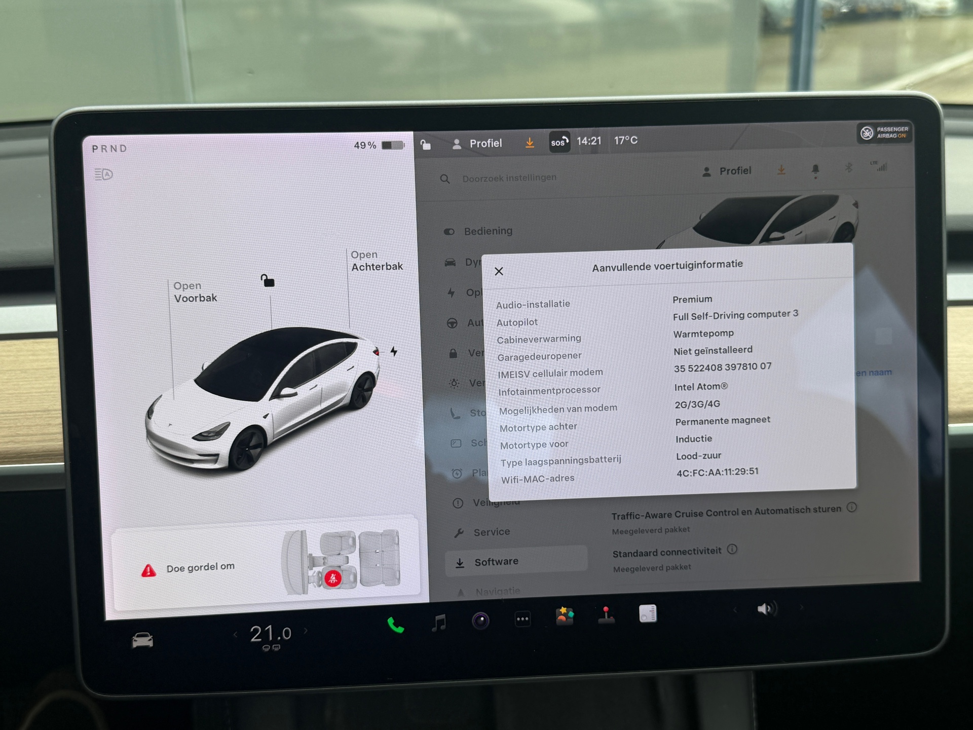 Foto van Tesla Model 3