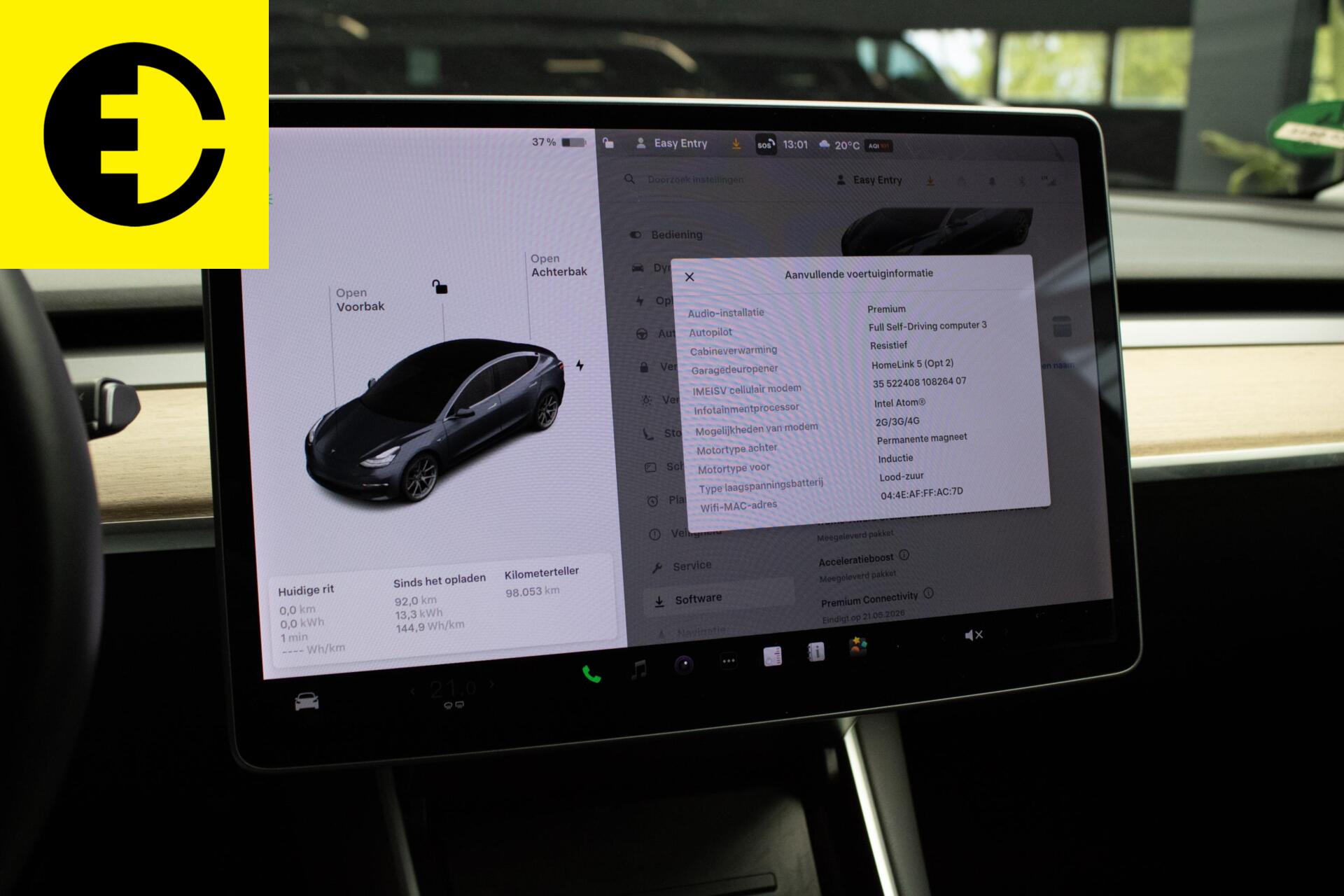 Foto van Tesla Model 3