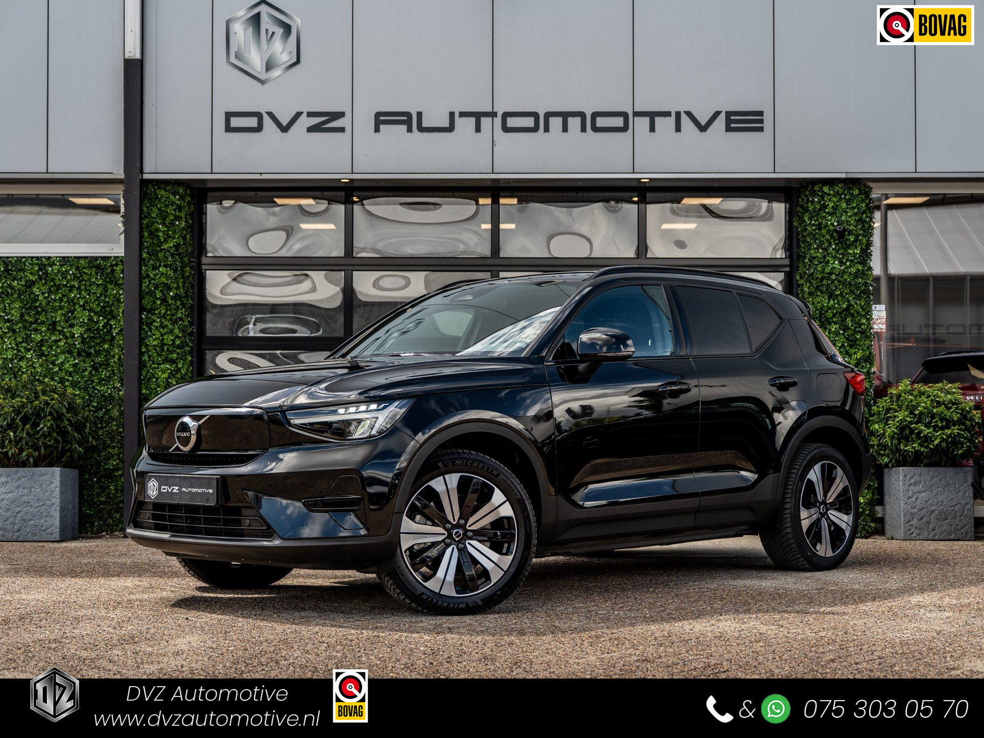 Volvo XC40 P8 Recharge Twin Plus 78 kWh 408PK |537KM WLTP | Trekhaak | Carplay | BTW 2023 - voorkant