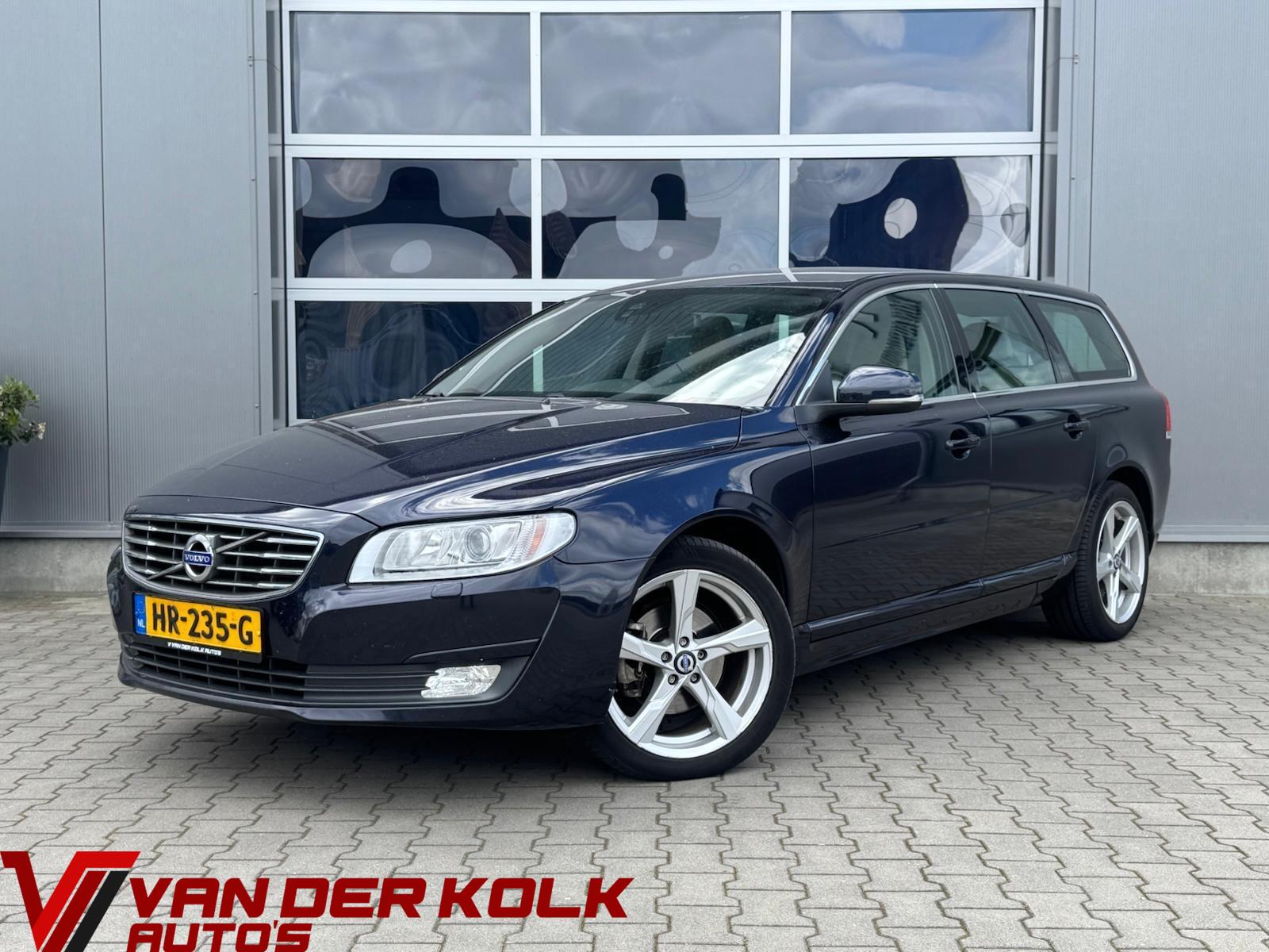 Volvo V70 2.0 D2 Dynamic Edition | Leder | Navigatie | Climate | Cruise | Trekhaak 2015 - voorkant