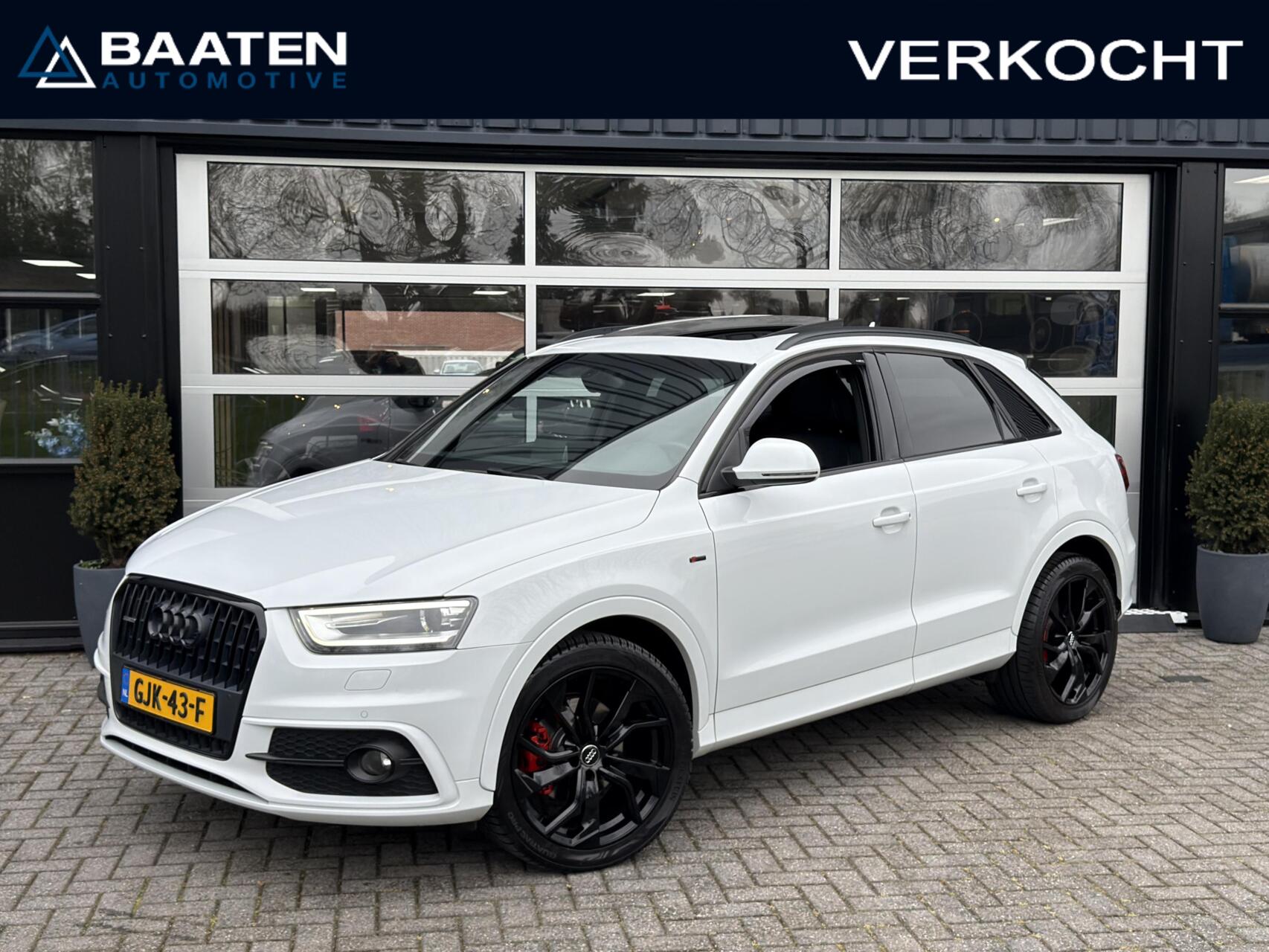 Audi Q3 2.0 TFSI 3x S-Line |Pano|Apple carplay|Parelmoer|Keyless| 2014 - voorkant