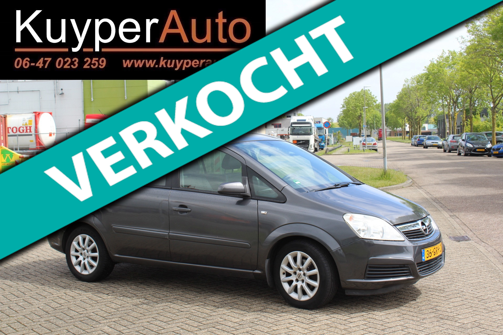 Opel Zafira 1.8 Temptation 7 PERS AUTOMAAT TREKHAAK AIRCO RIJKLAAR PRIJS 2008 - voorkant