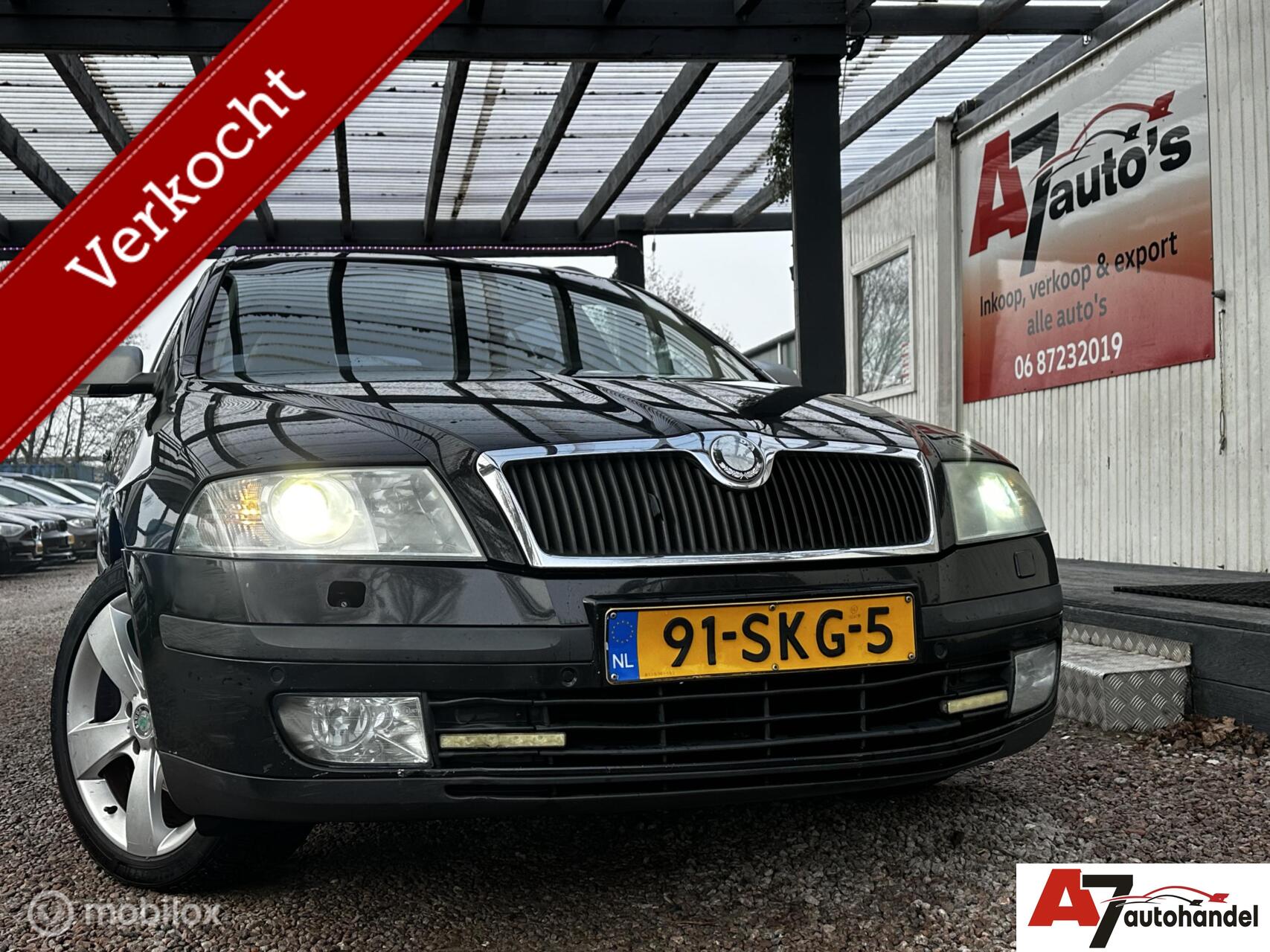 Skoda Octavia 1.6 FSI Elegance//Nieuwe APK//Automaat 2005 - voorkant