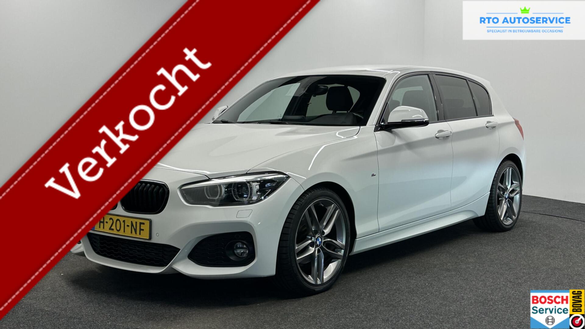 BMW 118i 118i Edition M Sport Shadow High Executive LEER NAVI CRUISE. 2018 - voorkant