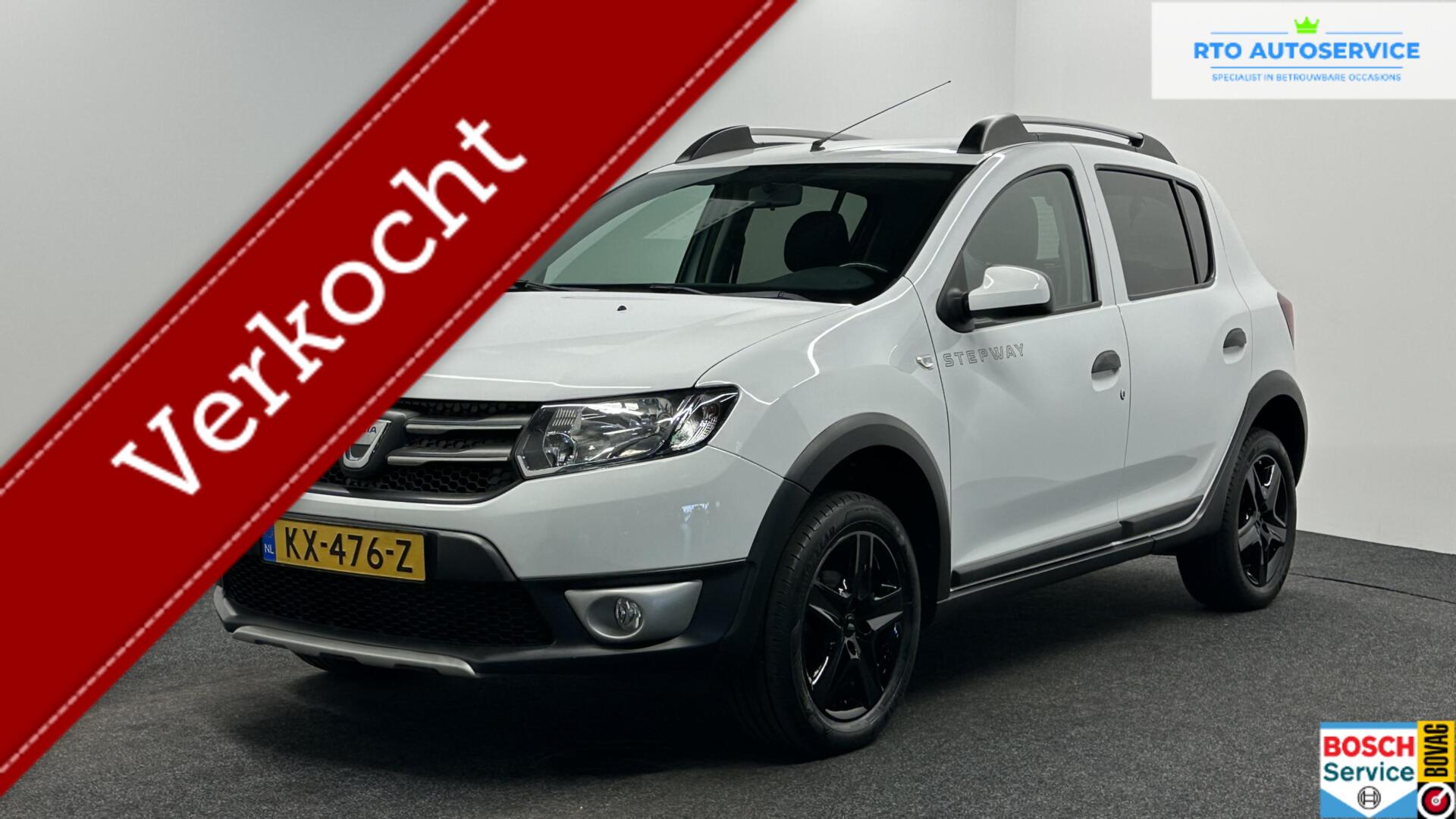 Dacia Sandero 0.9 TCe Bi-Fuel Stepway Laureate NAVI-CRUISE-AIRCO 2016 - voorkant