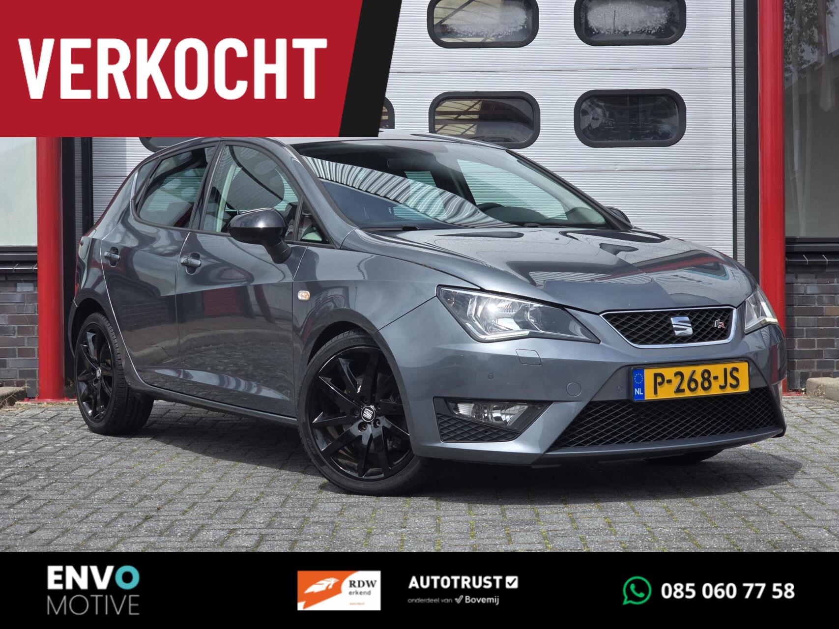 Seat Ibiza 1.0 EcoTSI FR Connect Navi/CarPlay/Cruise/Clima 2016 - voorkant