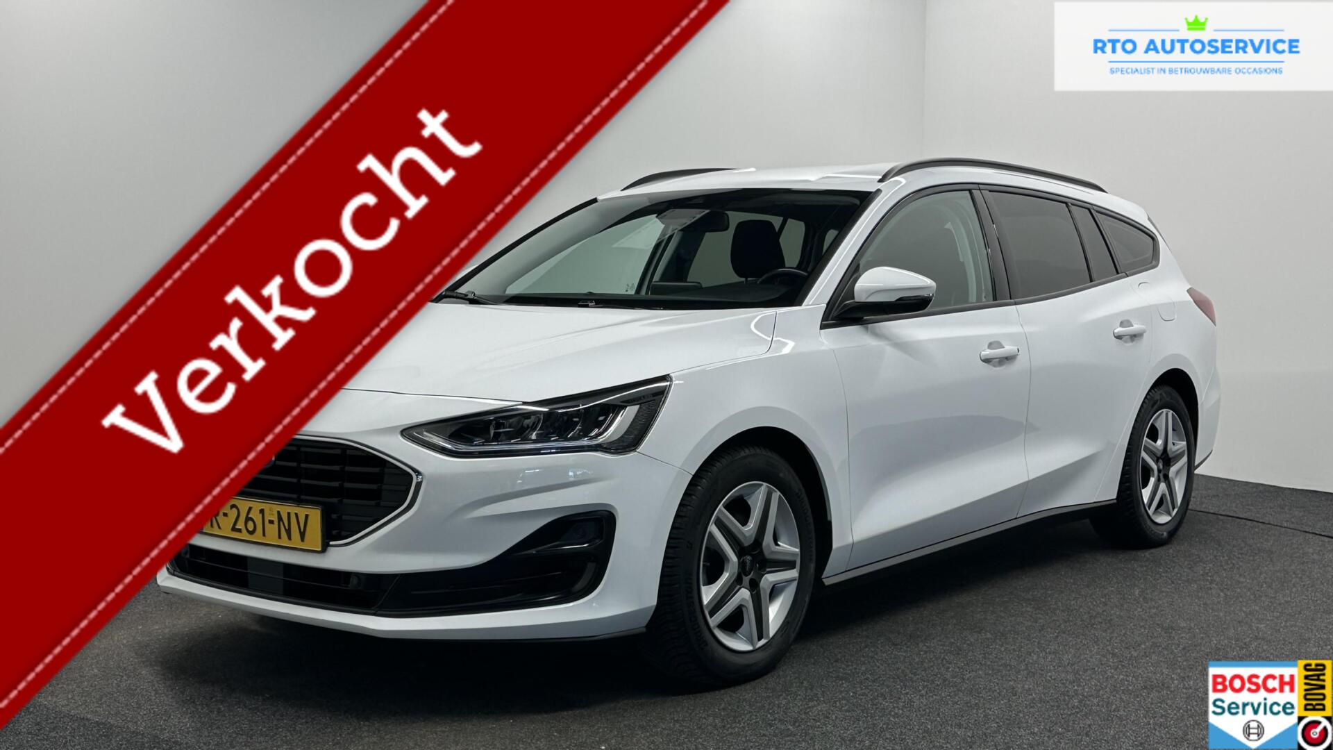 Ford Focus 1.0 EcoBoost Hybrid Connected CARPLAY TREKHAAK CRUISE NAVI LM. 2022 - voorkant
