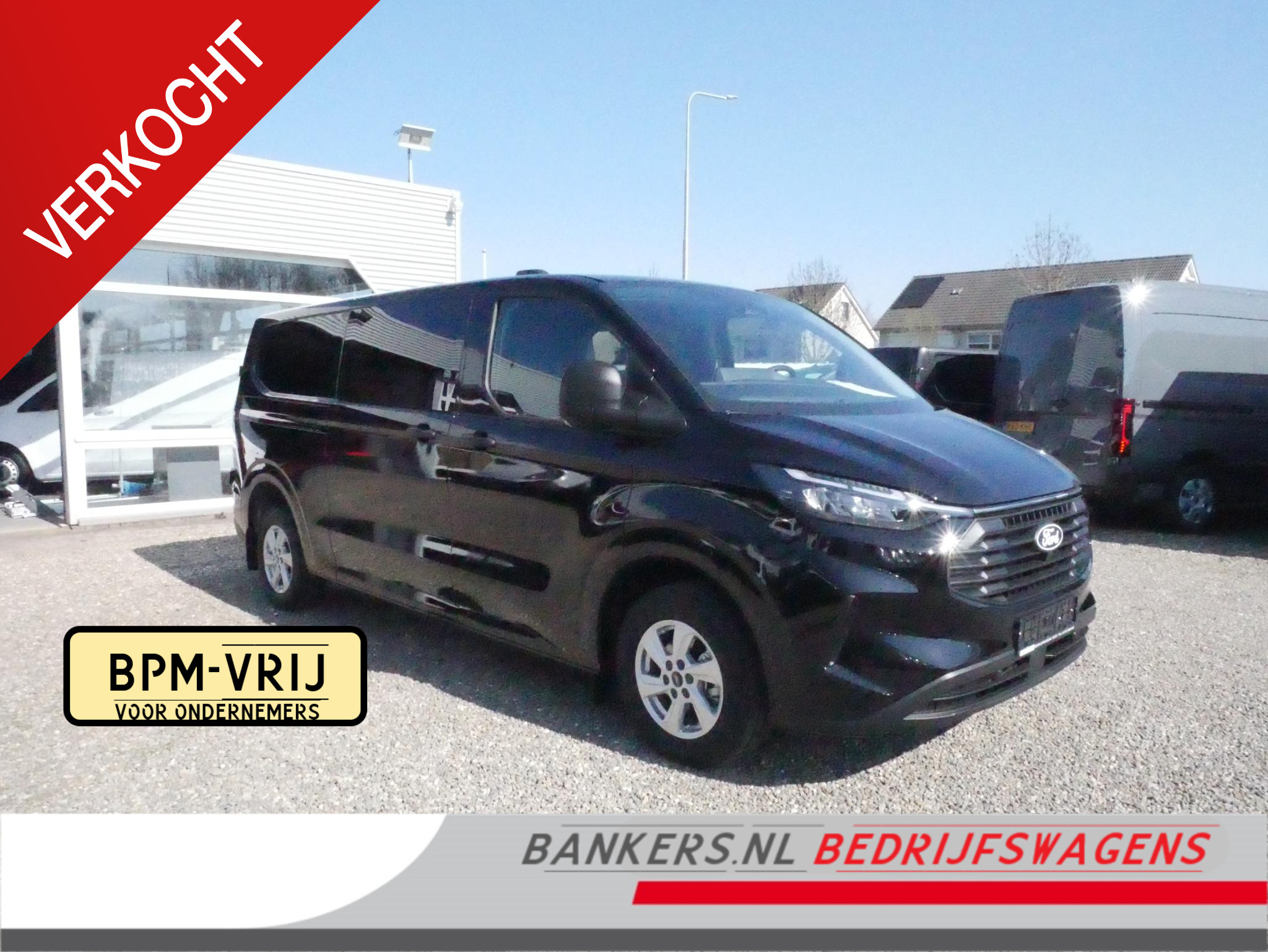 Ford Transit Custom 2.0TDCI 150PK L2H1 Dubbel Cabine NIEUW BPM-vrij 2024 - voorkant
