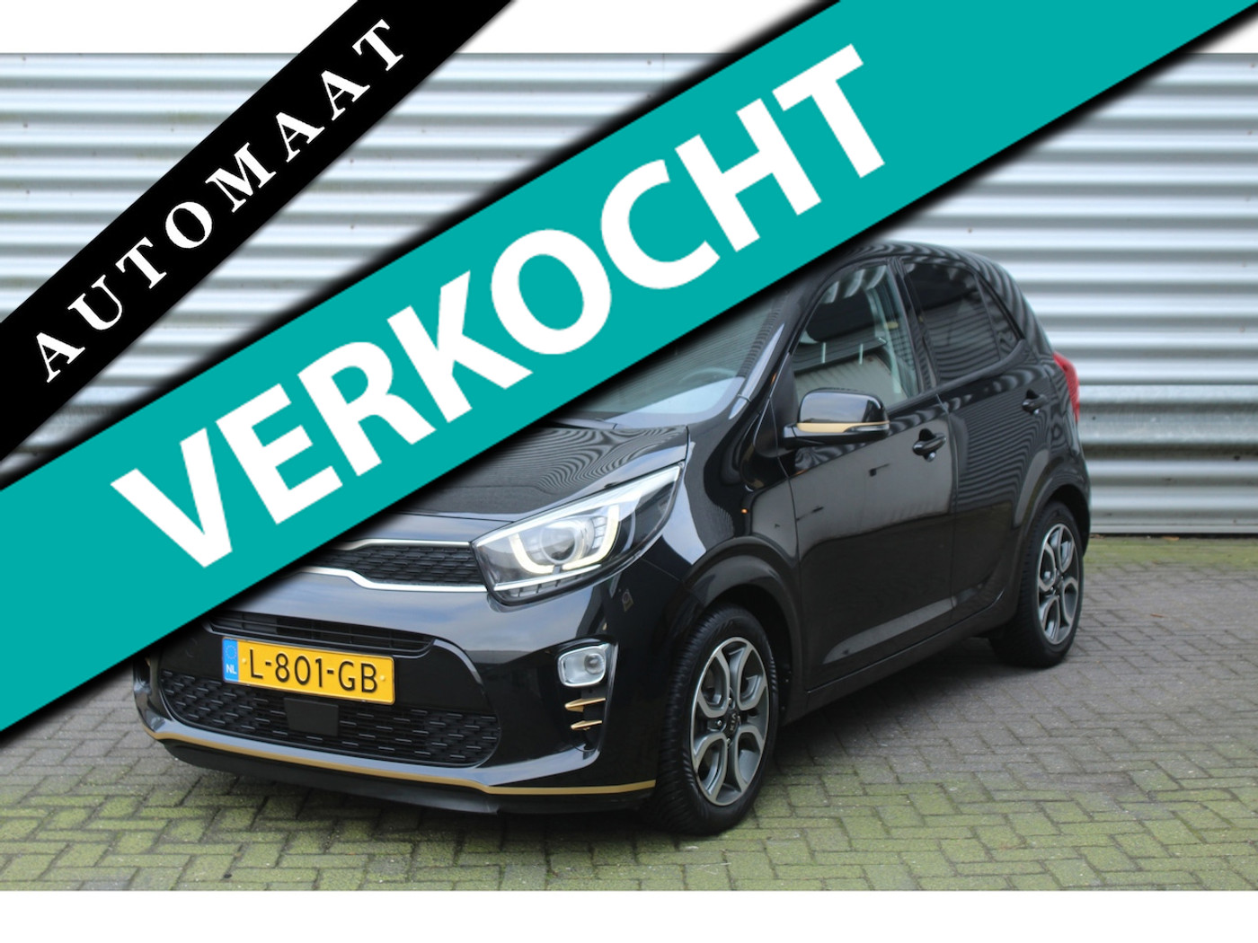 Kia Picanto 1.0 DPi 67pk DynamicPlusLine AUTOMAAT NL-Auto NAP 2021 - voorkant