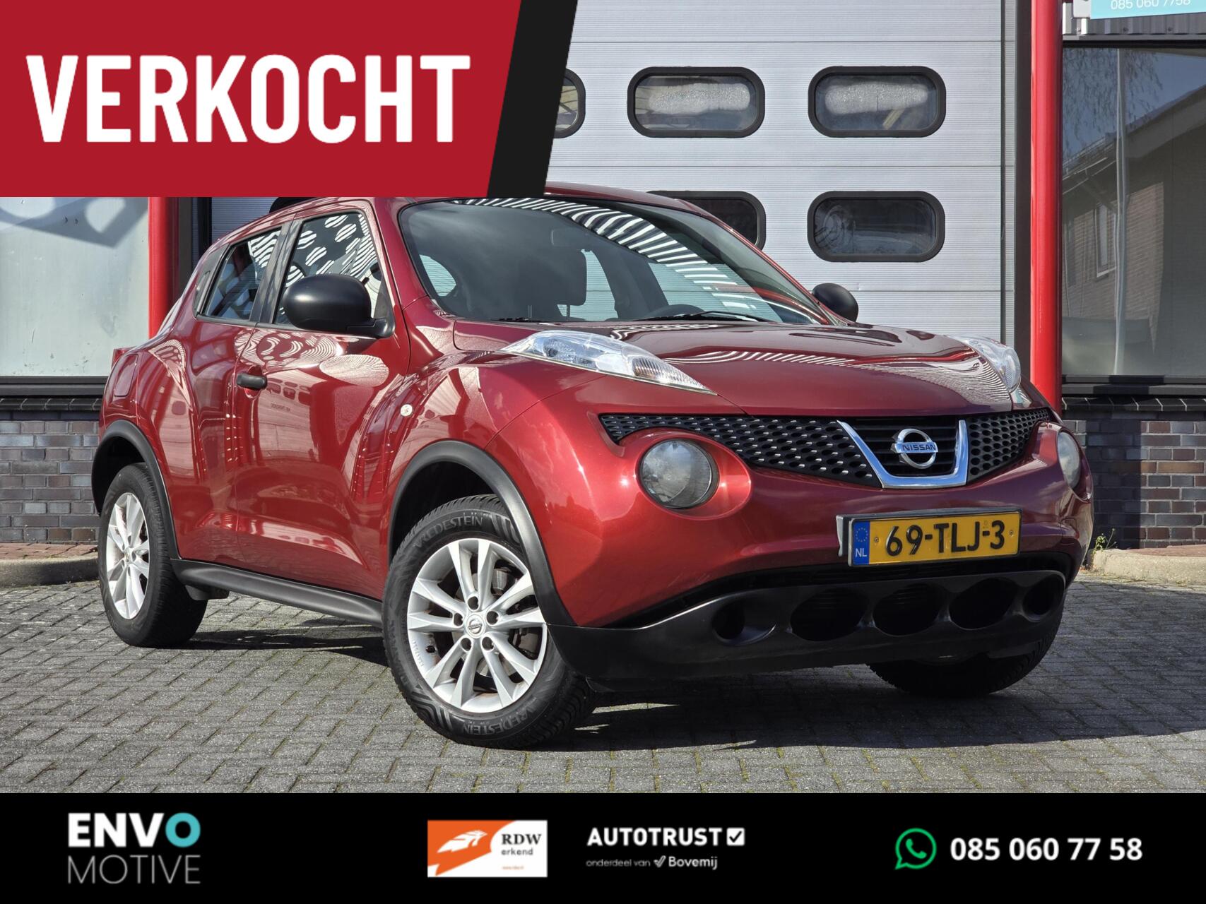 Nissan Nissan Juke 1.6 Visia, Airco, centr. vergrendeling,lange APK 2012 - voorkant