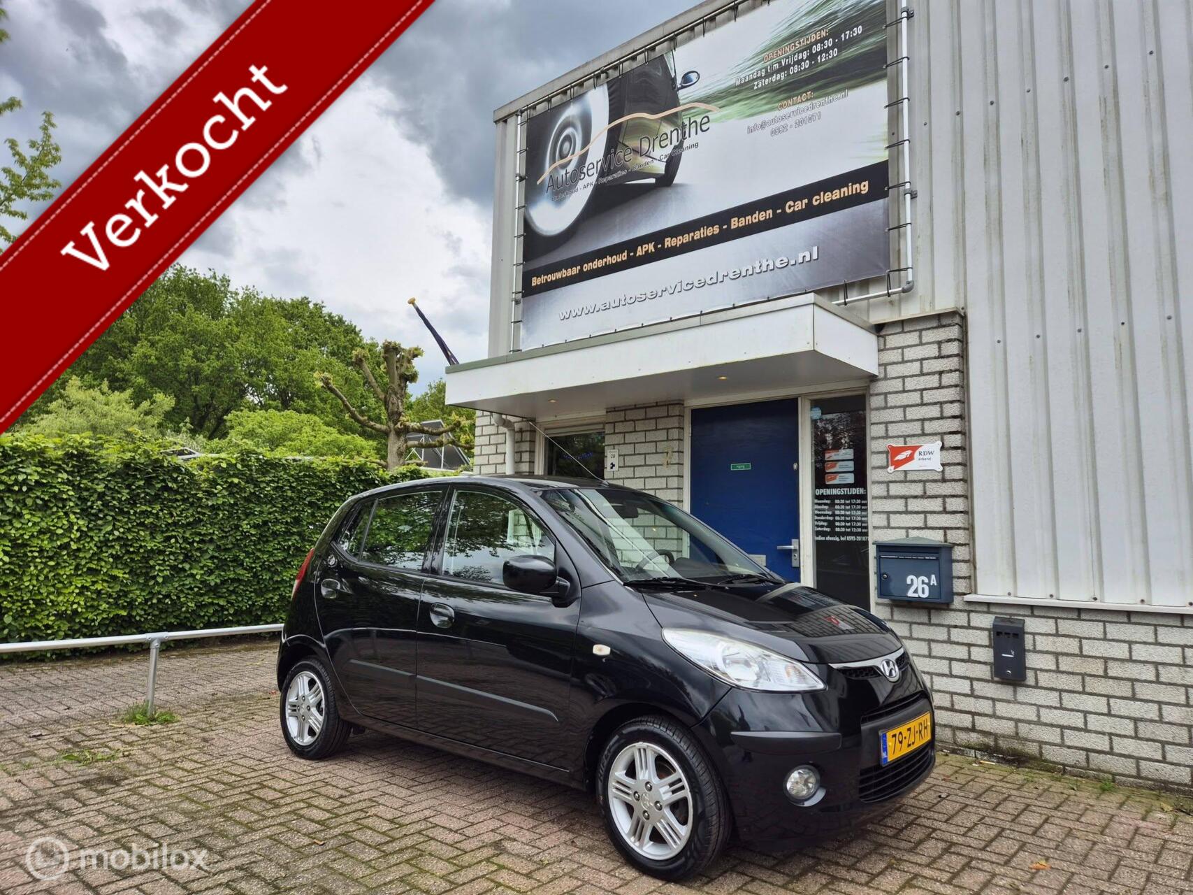 Hyundai I 10 1.1 i-Catcher Airco/Elek. ramen/LMV/AUX 2008 - voorkant