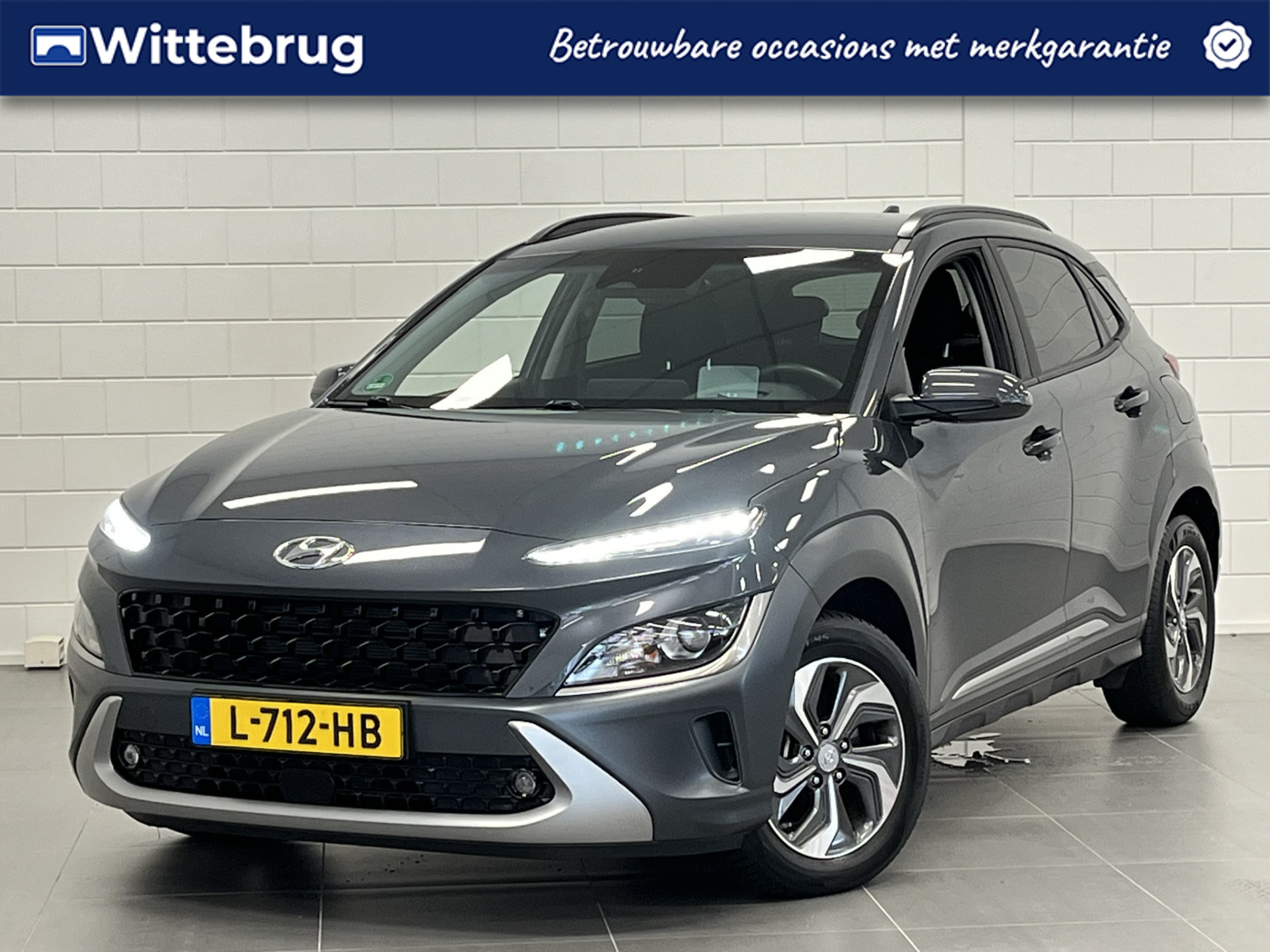 Hyundai Kona 1.6 GDI HEV Fashion 2021 - voorkant