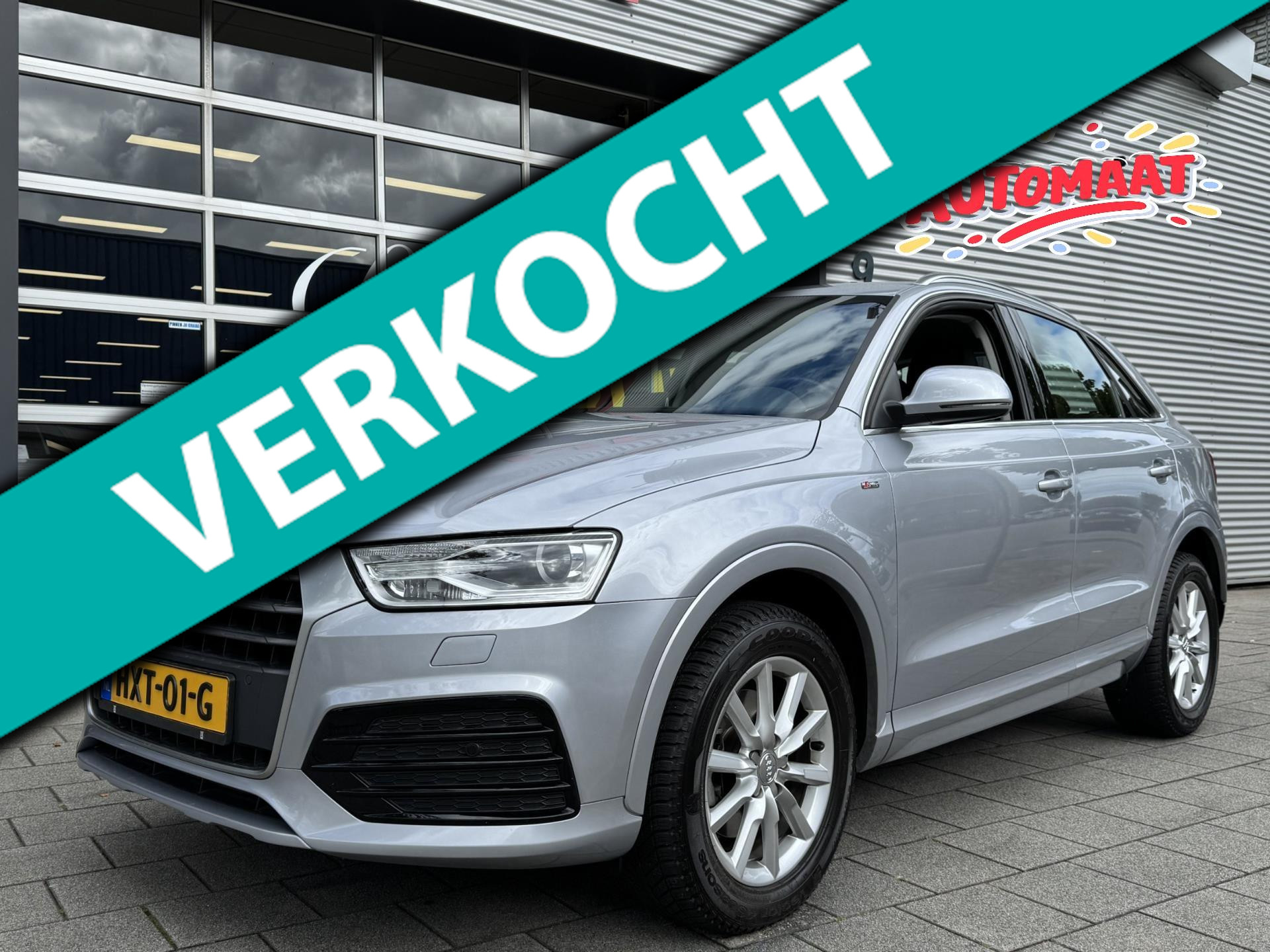 Audi Q3 1.4 TFSI CoD Design Pro Line Plus AUTOMAAT 61.000 KM - Navigatie I Airco I LED / PDC I Sport velgen I Dealer onderhouden 2017 - voorkant