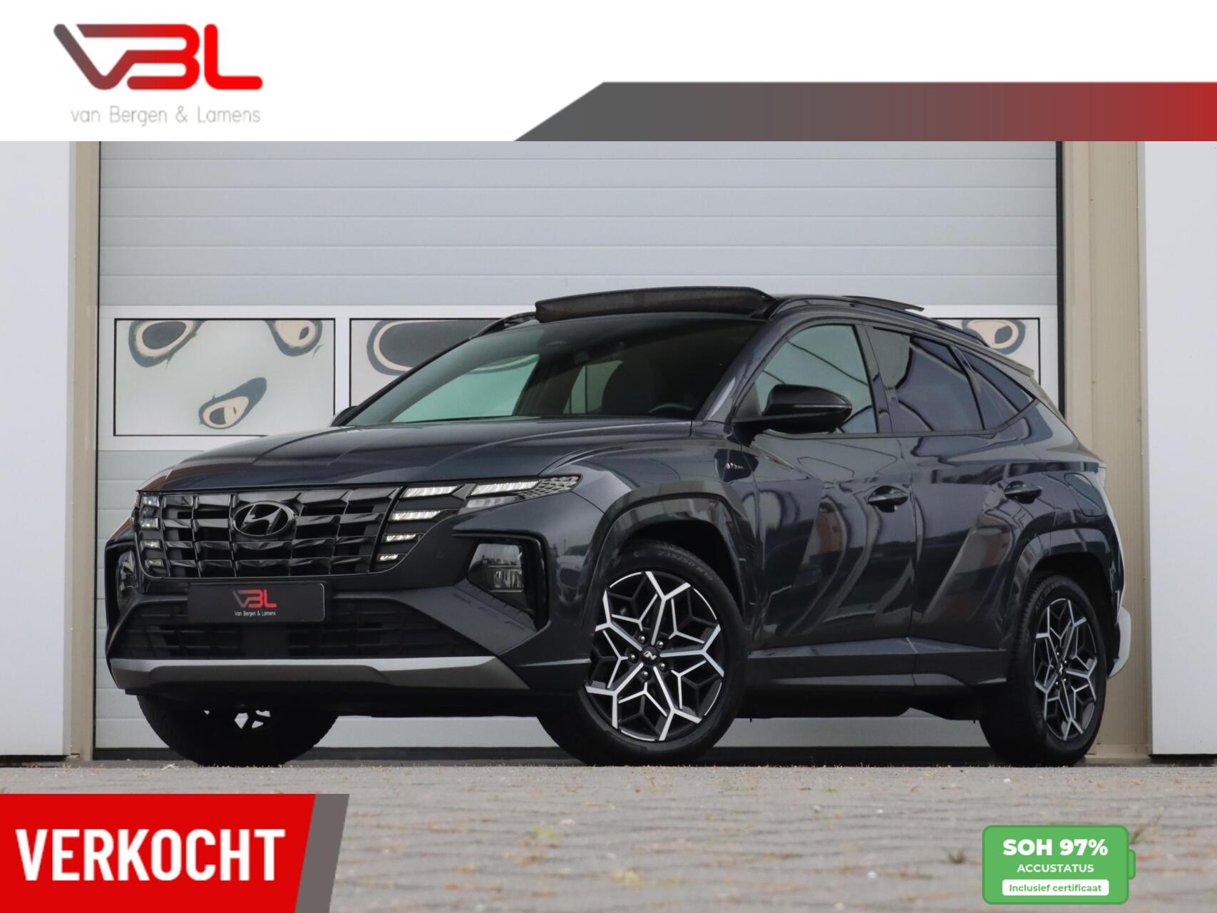 Hyundai Tucson 1.6 T-GDI 265PKPHEV N Line Sky 4WD | Afneembare trekhaak | SOH 97% 2022 - voorkant