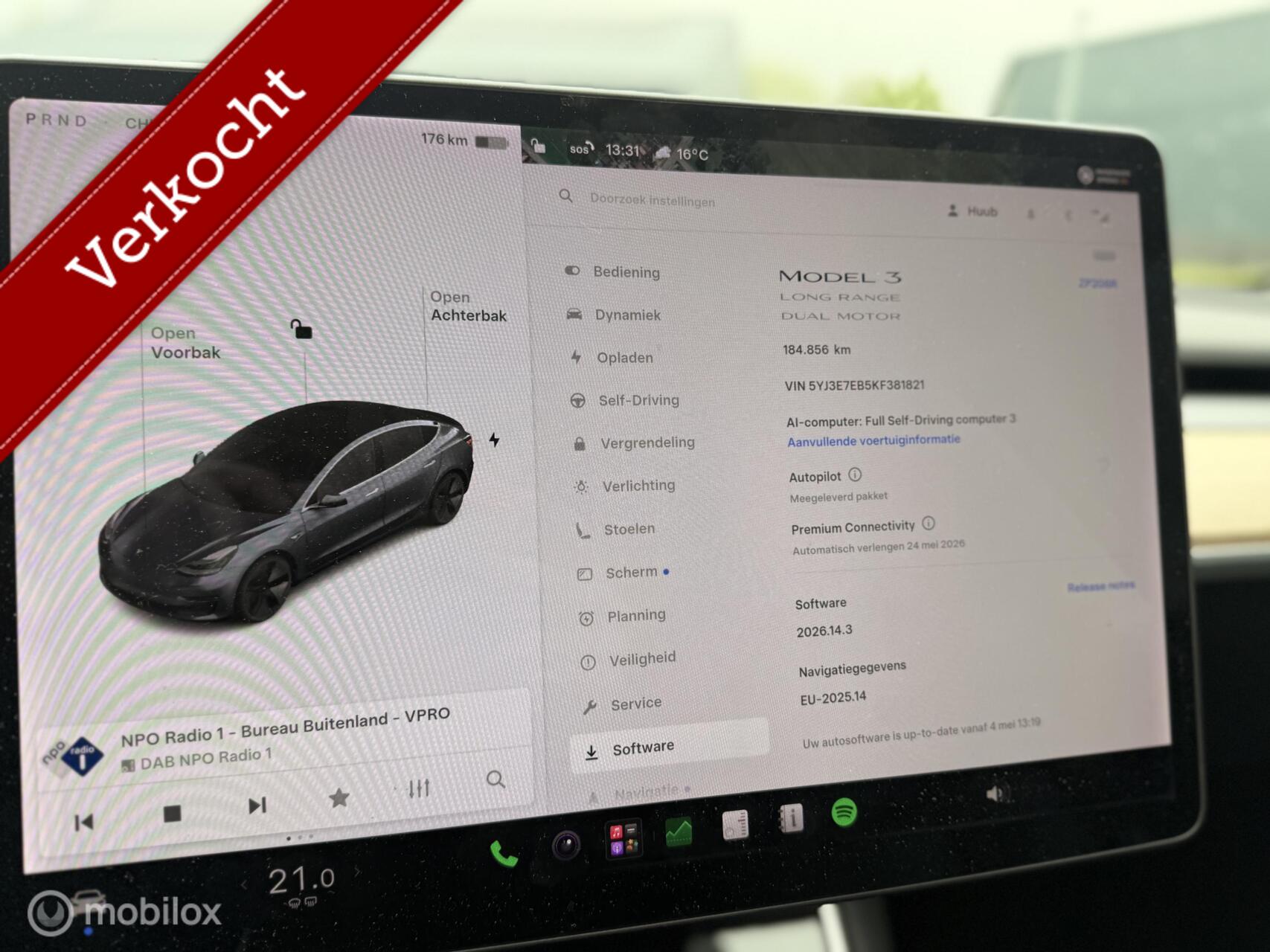 Foto van Tesla Model 3