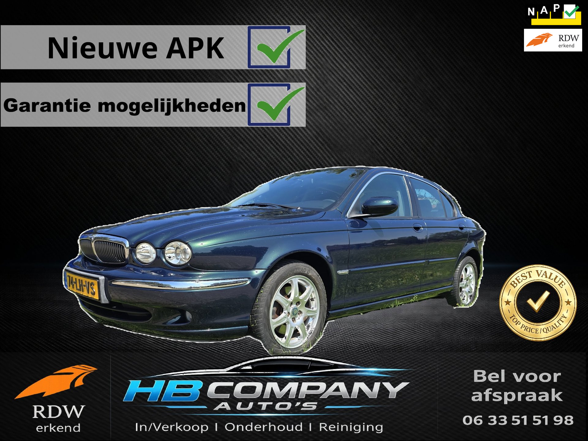 Foto van JAGUAR X-TYPE 2.0 V6