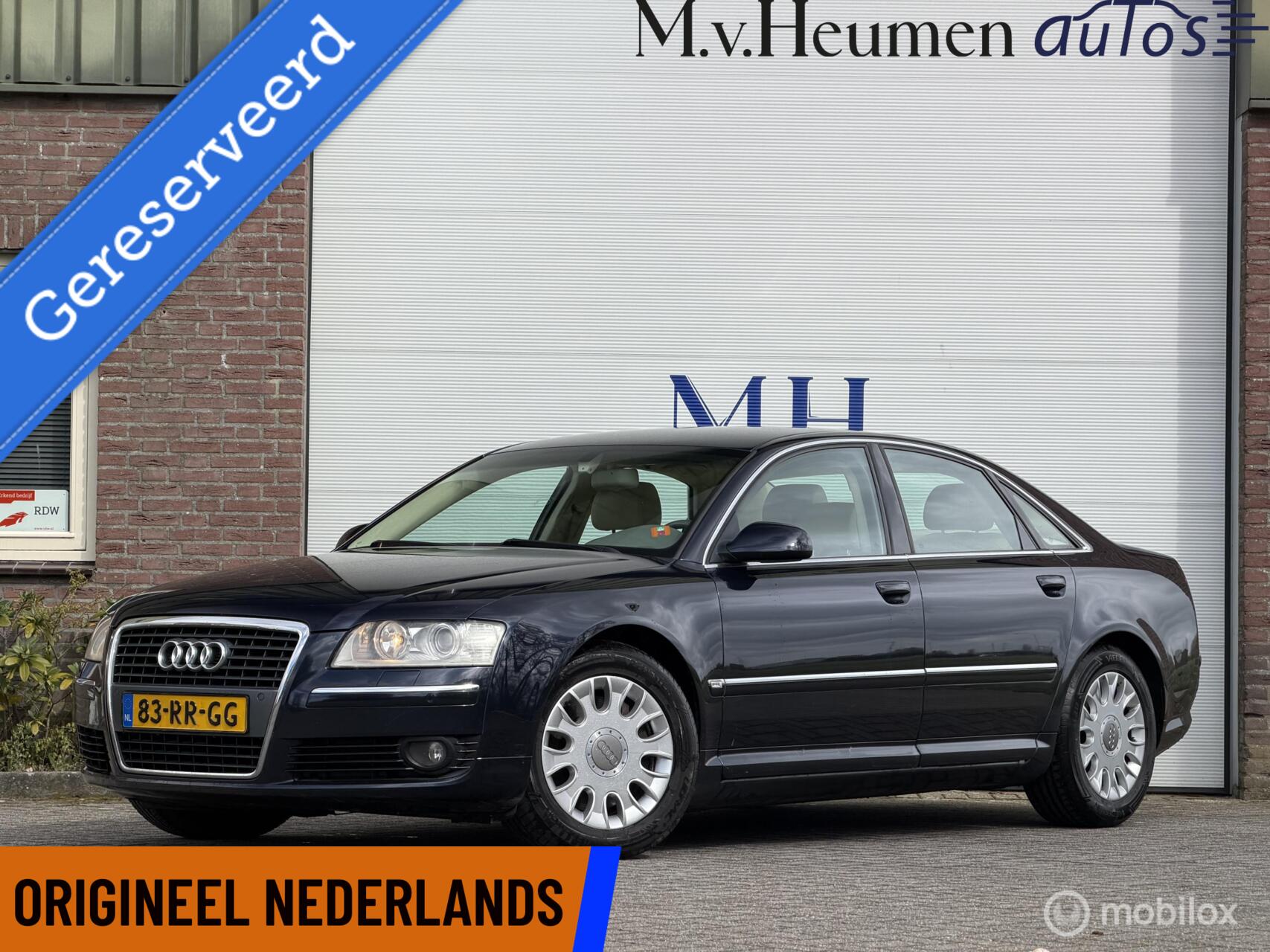 Audi Audi A8 3.2 FSI 260PK Pro Line Bose Stoelverwarming Climate Leder 2005 - voorkant