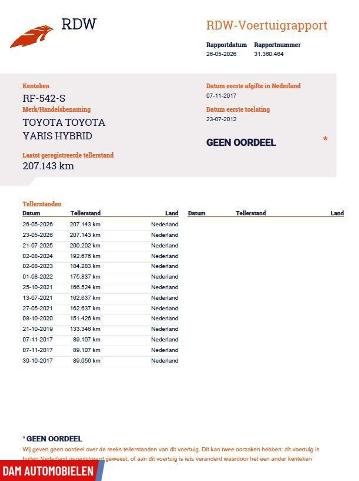 Foto van Toyota Toyota Yaris Hybrid