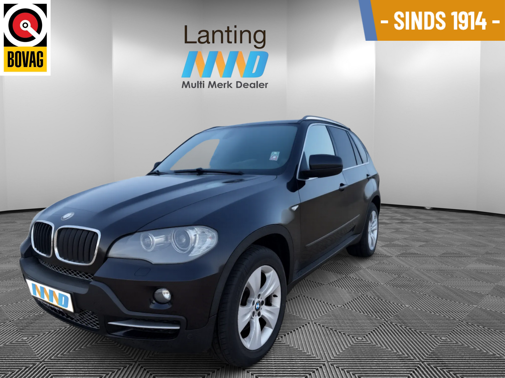 BMW X Reihe xDrive30d grijskenteken 2008 - voorkant