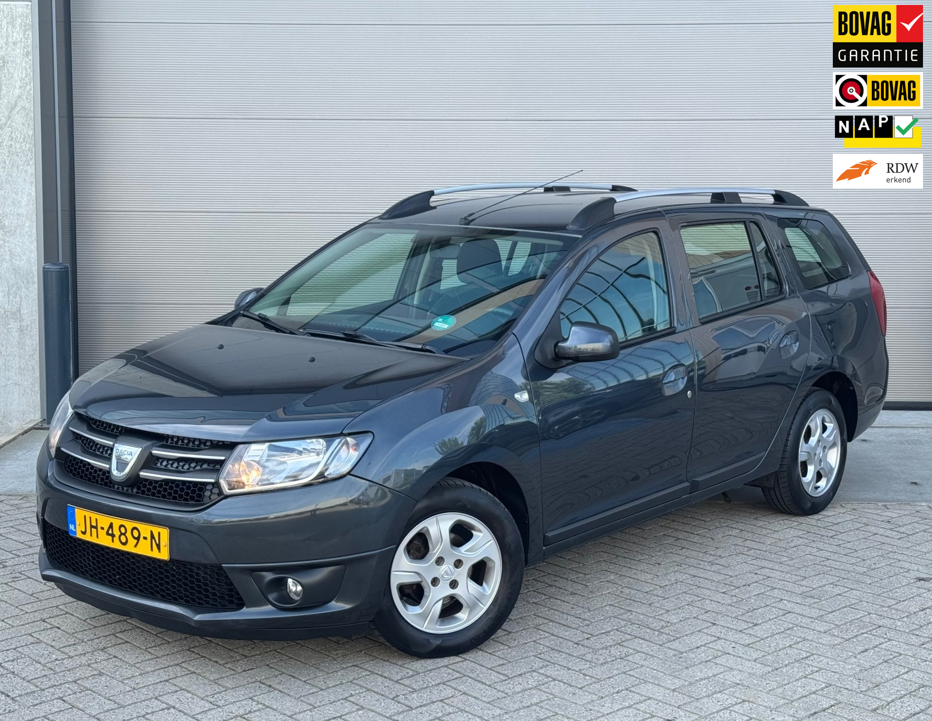 Dacia Logan 0.9 TCe MCV AUT 2016 Grijs AIRCO|NAP|1E EIG. 2016 - voorkant