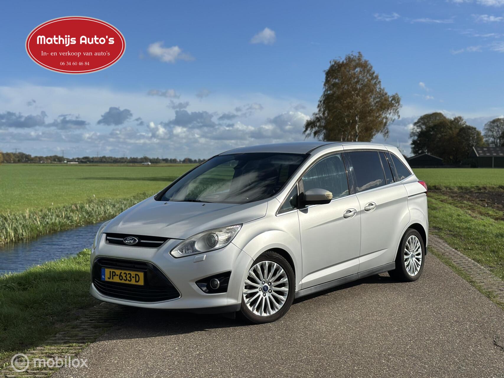 Ford Grand C-max 1.6 SCTi Titanium motor rookt! Engine smokes! 2011 - voorkant