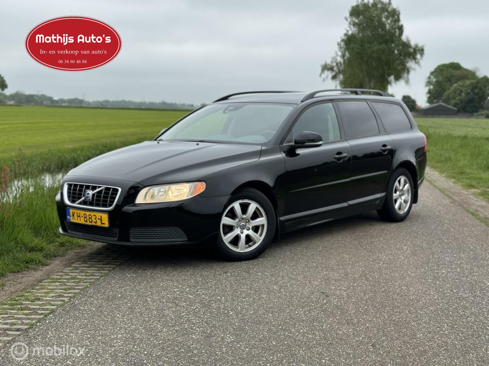Volvo V70 1.6 DRIVe Ocean Race Navi Leder Automaat Nieuwe APK! PDC Stoelverwarming 2012 - voorkant