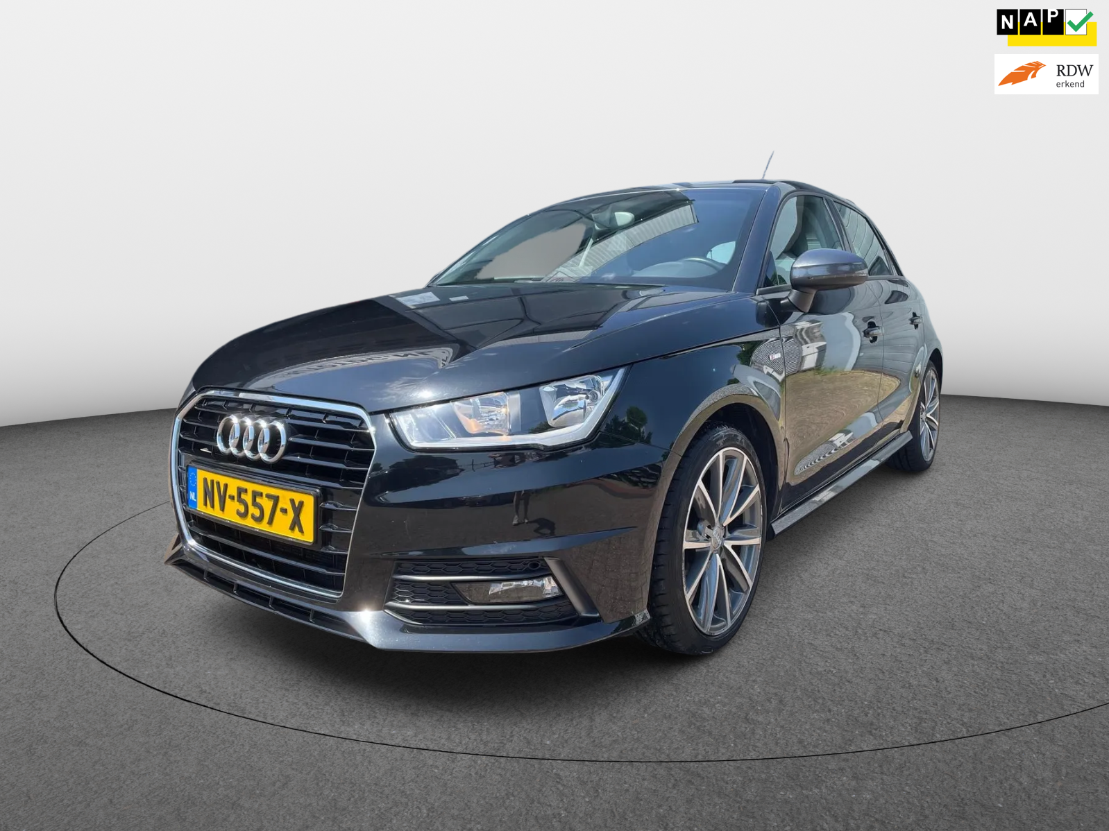 Audi A1 Sportback 1.0 TFSI S-LINE AIRCO NAVI BLUETOOTH CRUISE LMV 2017 - voorkant