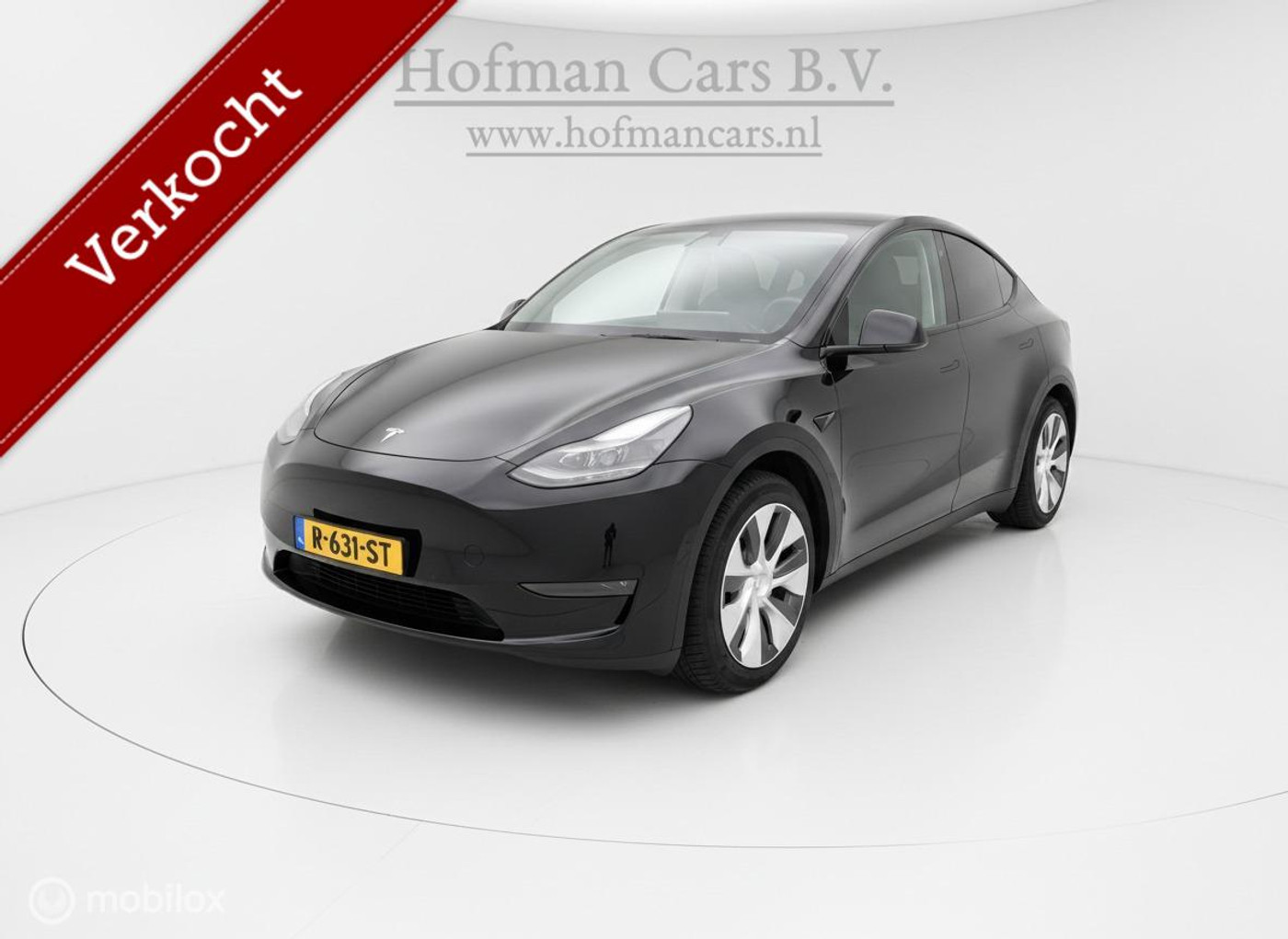 Tesla Model Y RWD 2022 Zwart | 92% SOH | LFP Accu | Warmtepomp | Michelin 4-Seasons | Garantie 2022 - voorkant