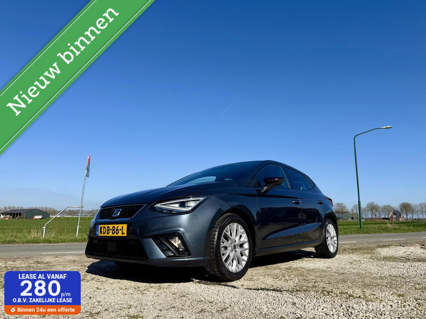 Seat Ibiza 1.0 EcoTSI FR Business Connect, BJ 2024, Navi 2024 - voorkant