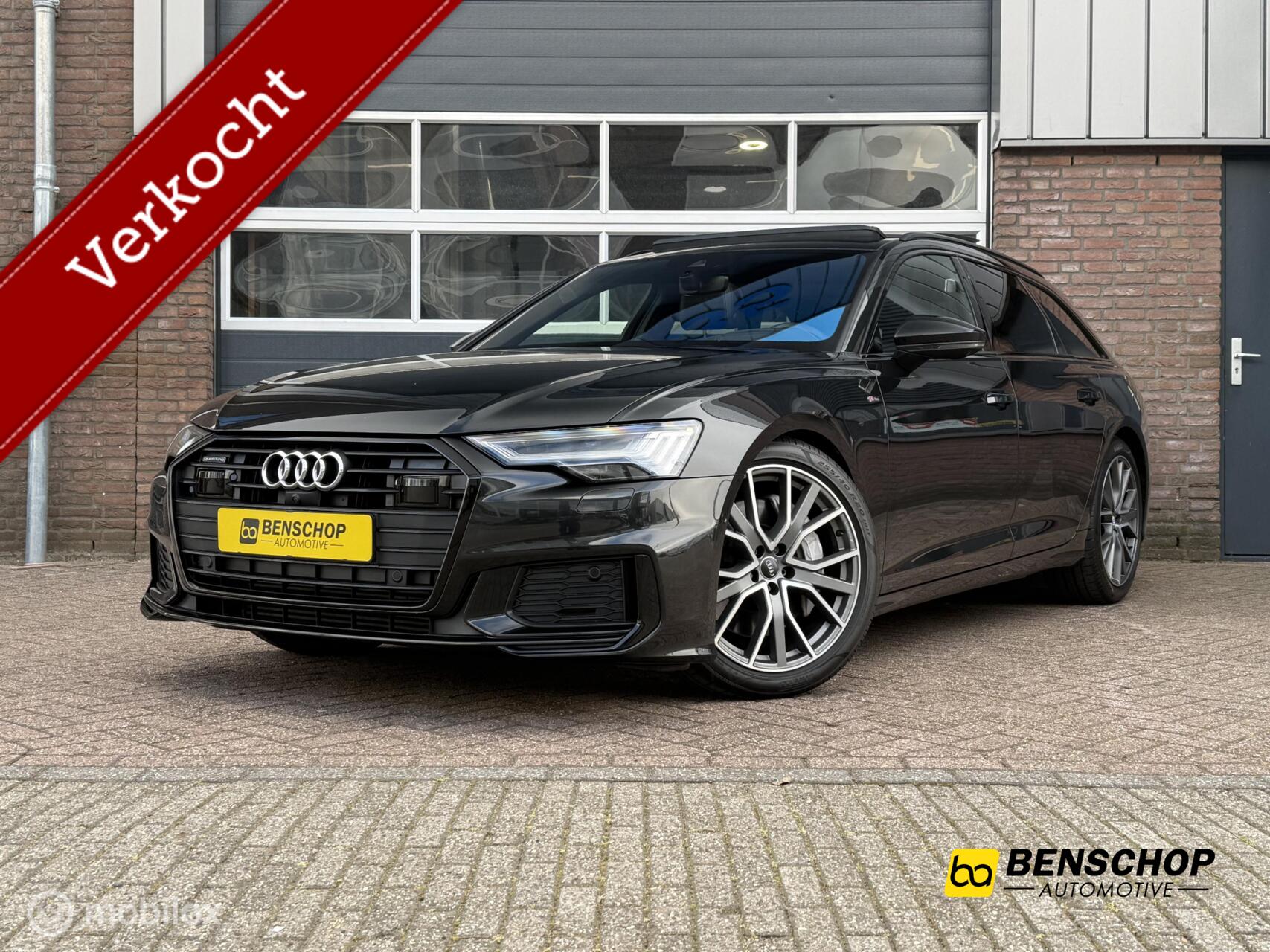 Audi A6 Avant 55 TFSI quattro Sport S-line Panodak HD Matrix HUD Navi Carplay Virtual B&O Audio 2019 - voorkant