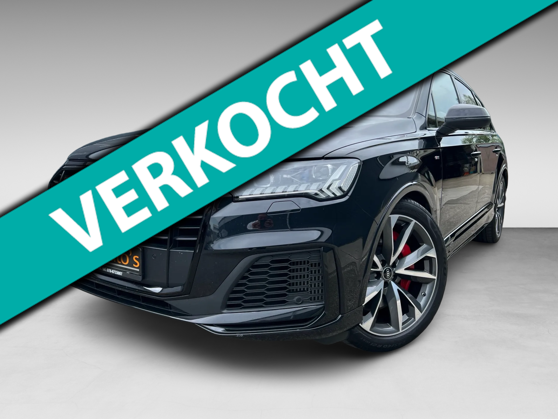 Audi Q7 60 TFSI E 60 TFSI e quattro Pro Line S Competition RS-STOELEN/PANO/B&O/SFEERVERL/360CAM/H-UP/DAB/CARPLAY/// 2022 - voorkant