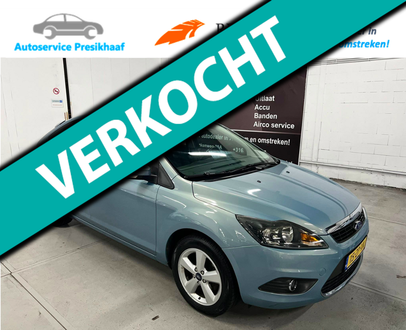 Ford Focus 1.6 Titanium CRUISE CONTROL / NAP / LM VELGEN 2008 - voorkant