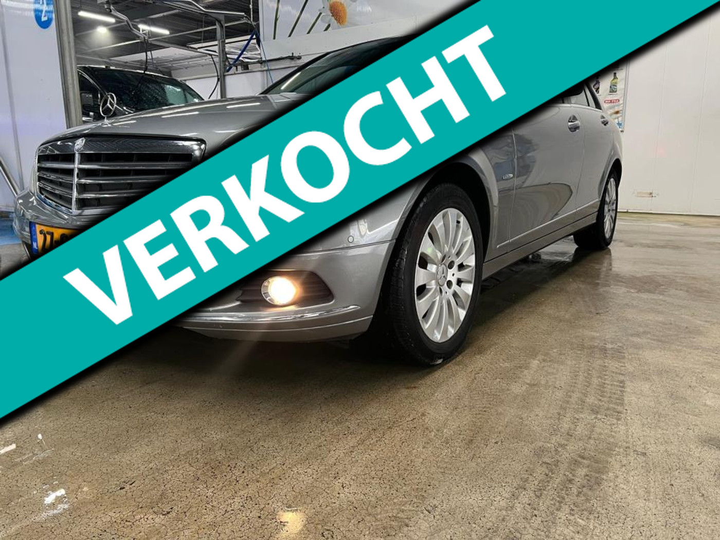 Mercedes-Benz C 180 Kompressor 180 K Elegance Automaat Leer 2008 - voorkant