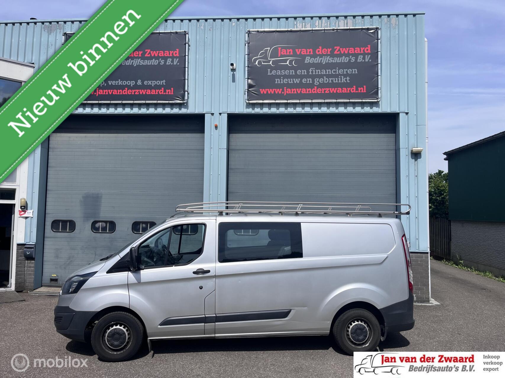 Ford Transit Custom 290 2.2 TDCI L2H1 Dubbele cabine Imperiaal Trekhaak Navi 2017 - voorkant