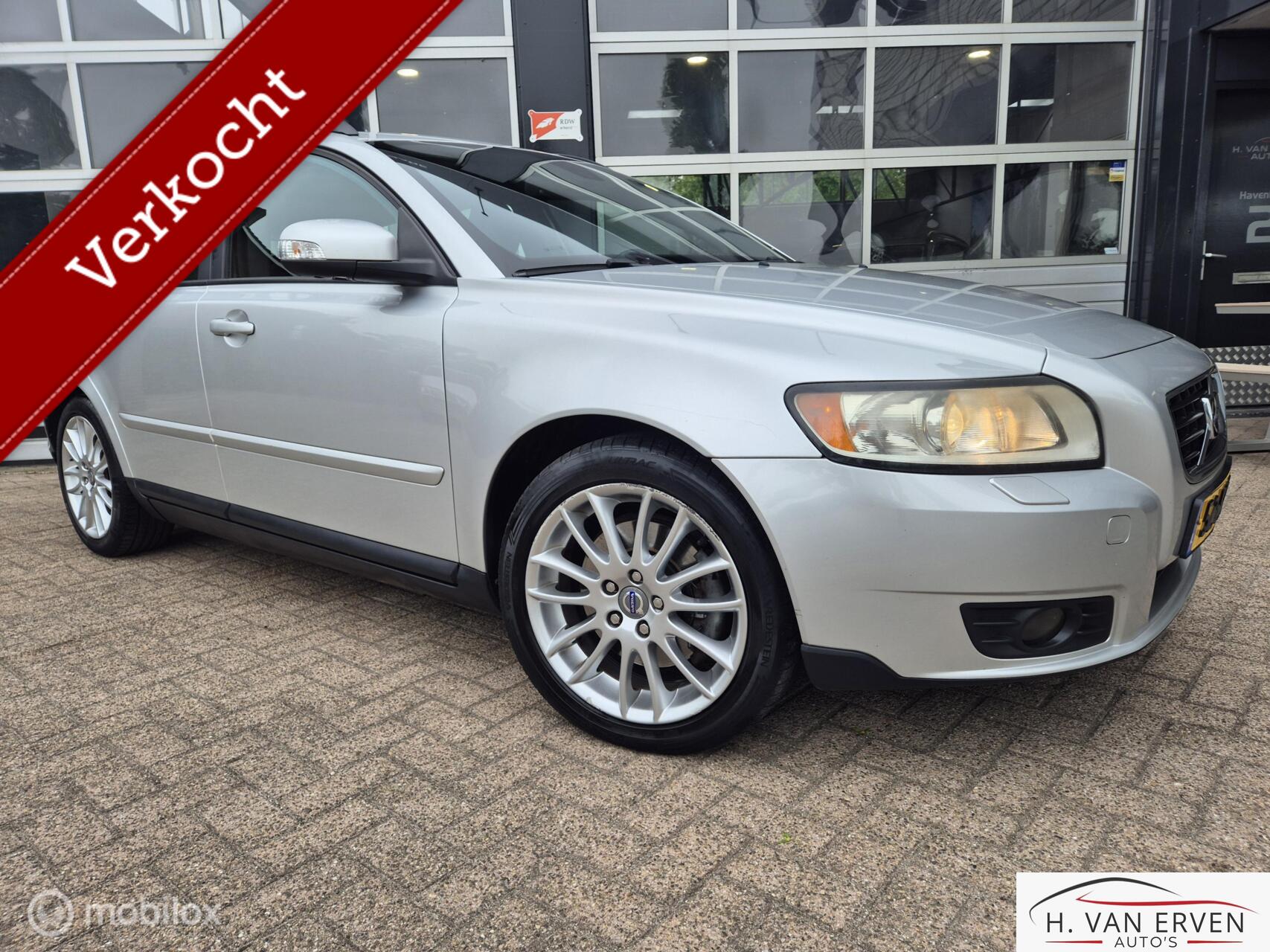 Volvo V50 2.4i Edition II XENON LEDER FACELIFT PDC NAP 2007 - voorkant
