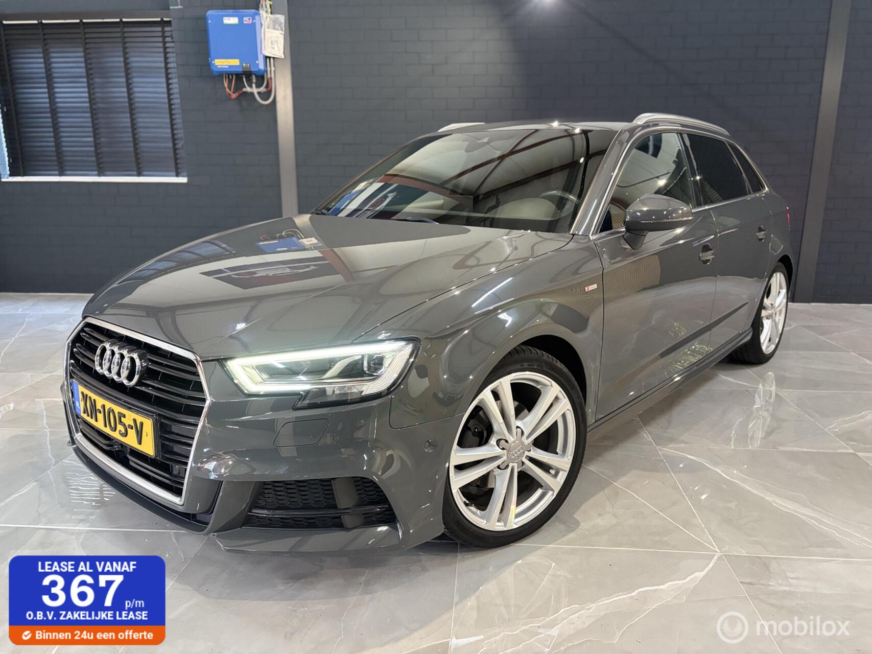 Audi A3 Sportback 1.5 TFSI CoD Sport S Line Edition 2018 - voorkant
