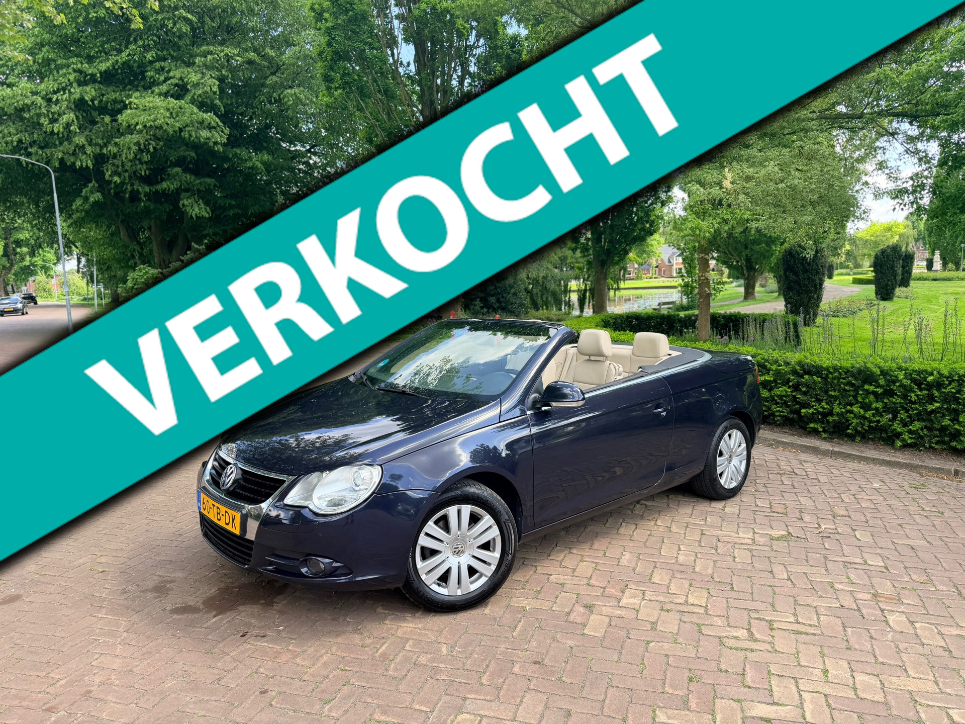 Volkswagen Eos 2.0-16v FSI Cabrio | Pano | Leer | Climate | Cruise 2006 - voorkant